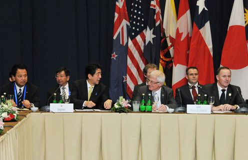 安倍总理出席了亚太经合组织(APEC)首脑会议等。