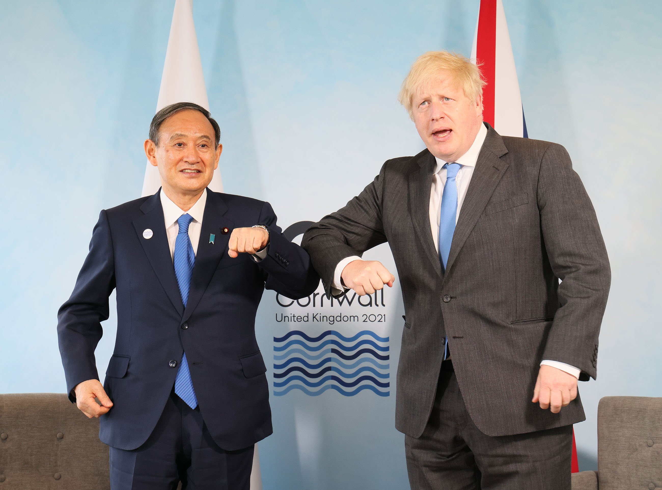 七国集团（G7）康沃尔峰会以及与各国的首脑会谈-第一天