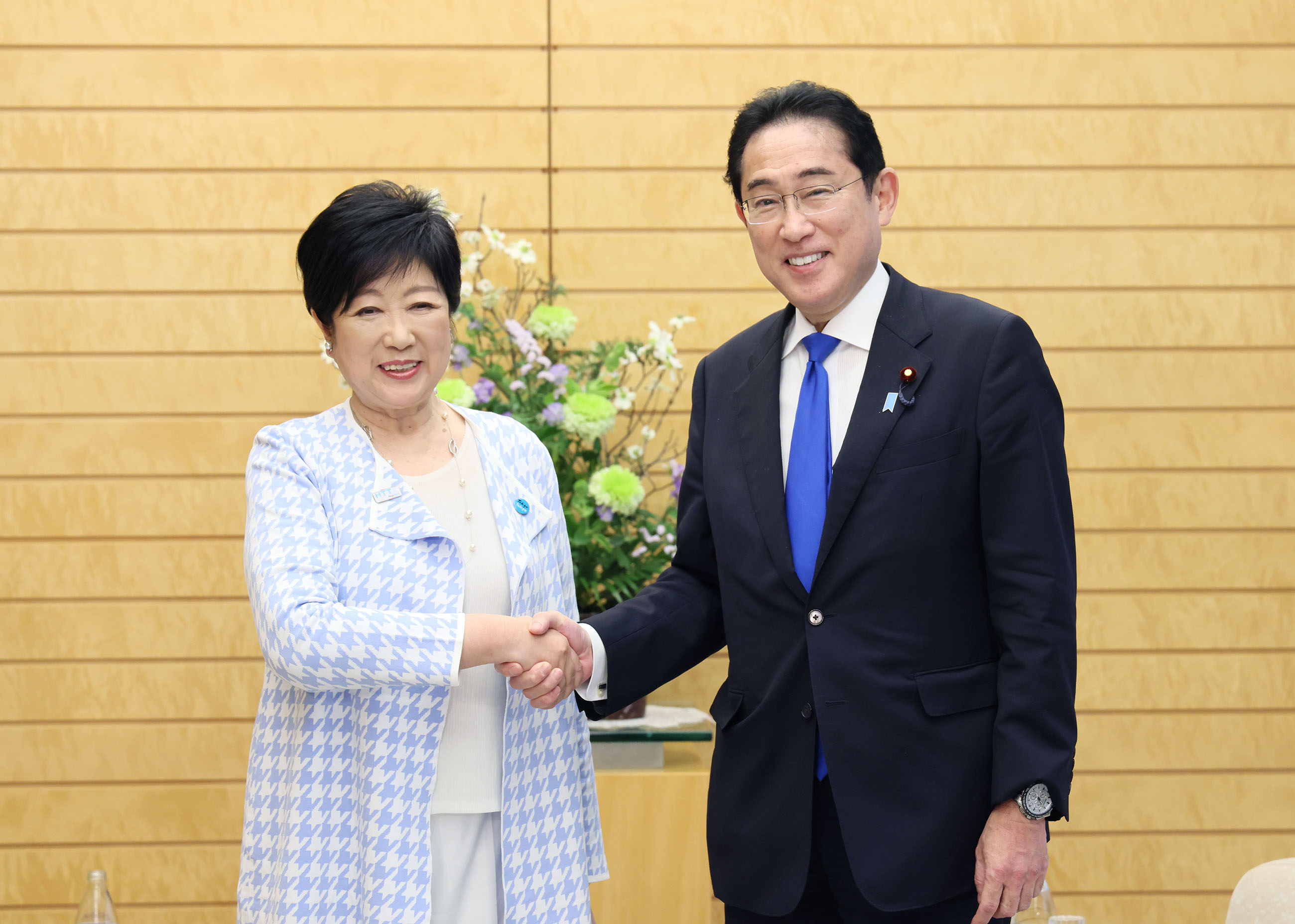 与东京都知事的会面