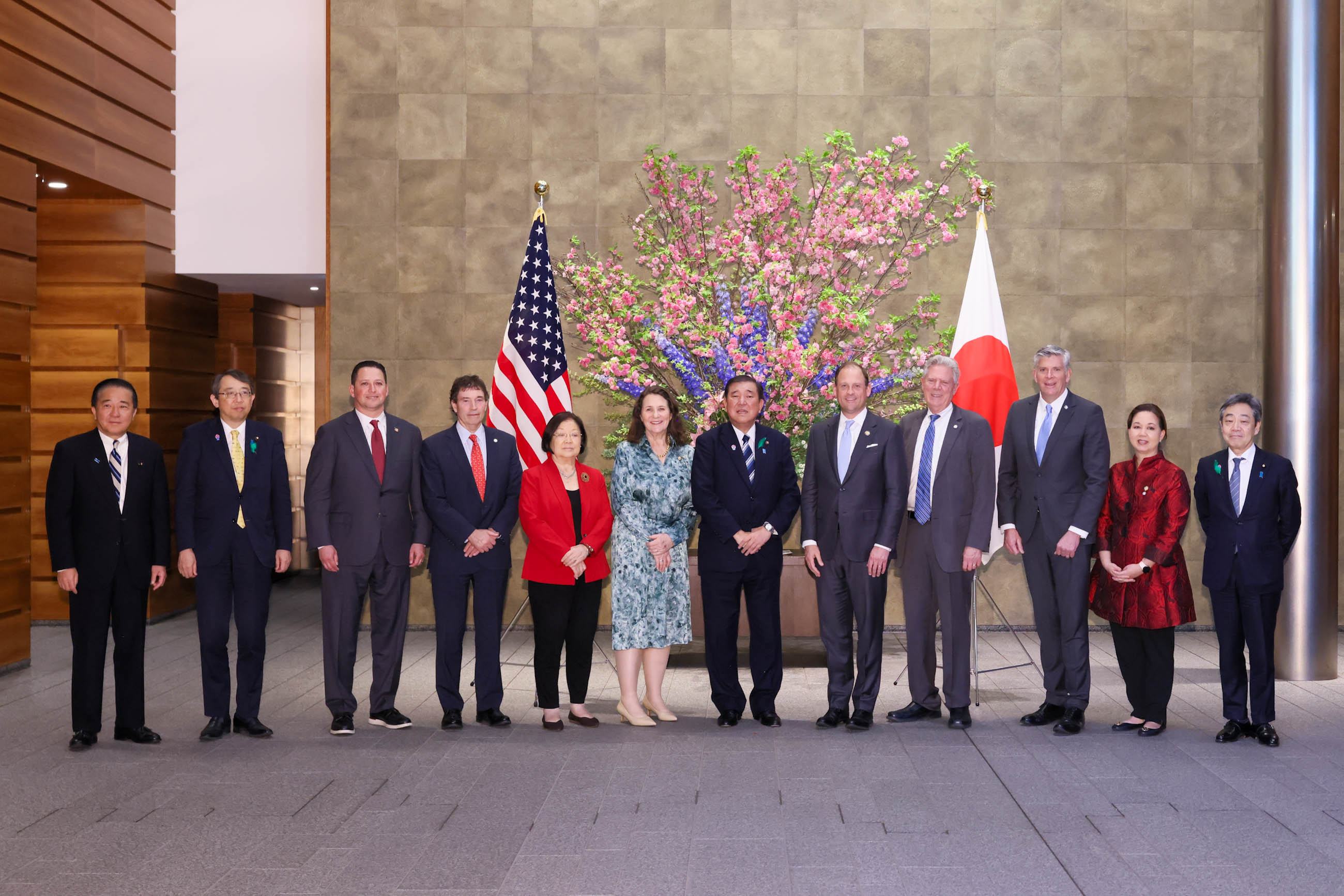 石破首相接受拜会1
