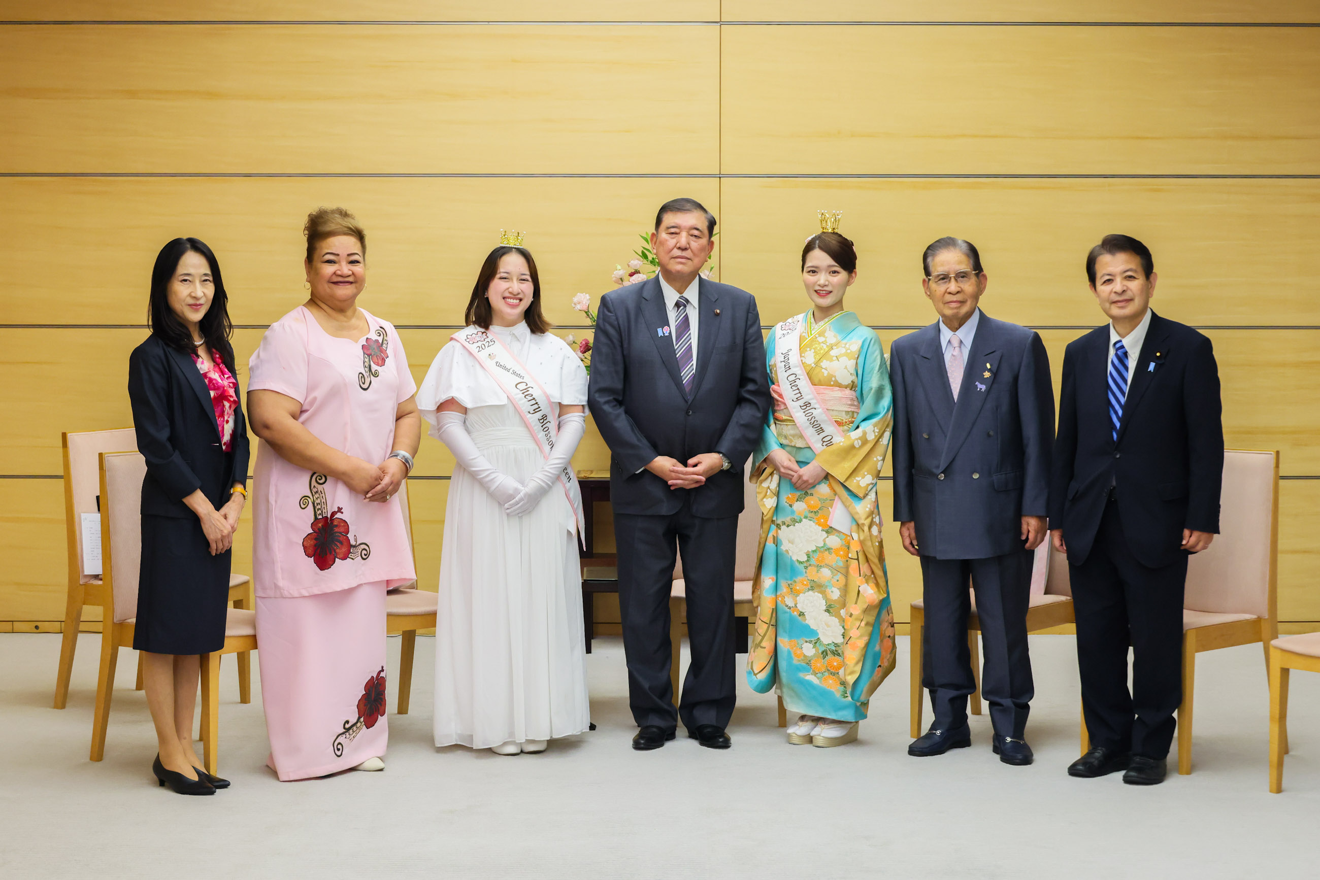 石破首相接受拜会1