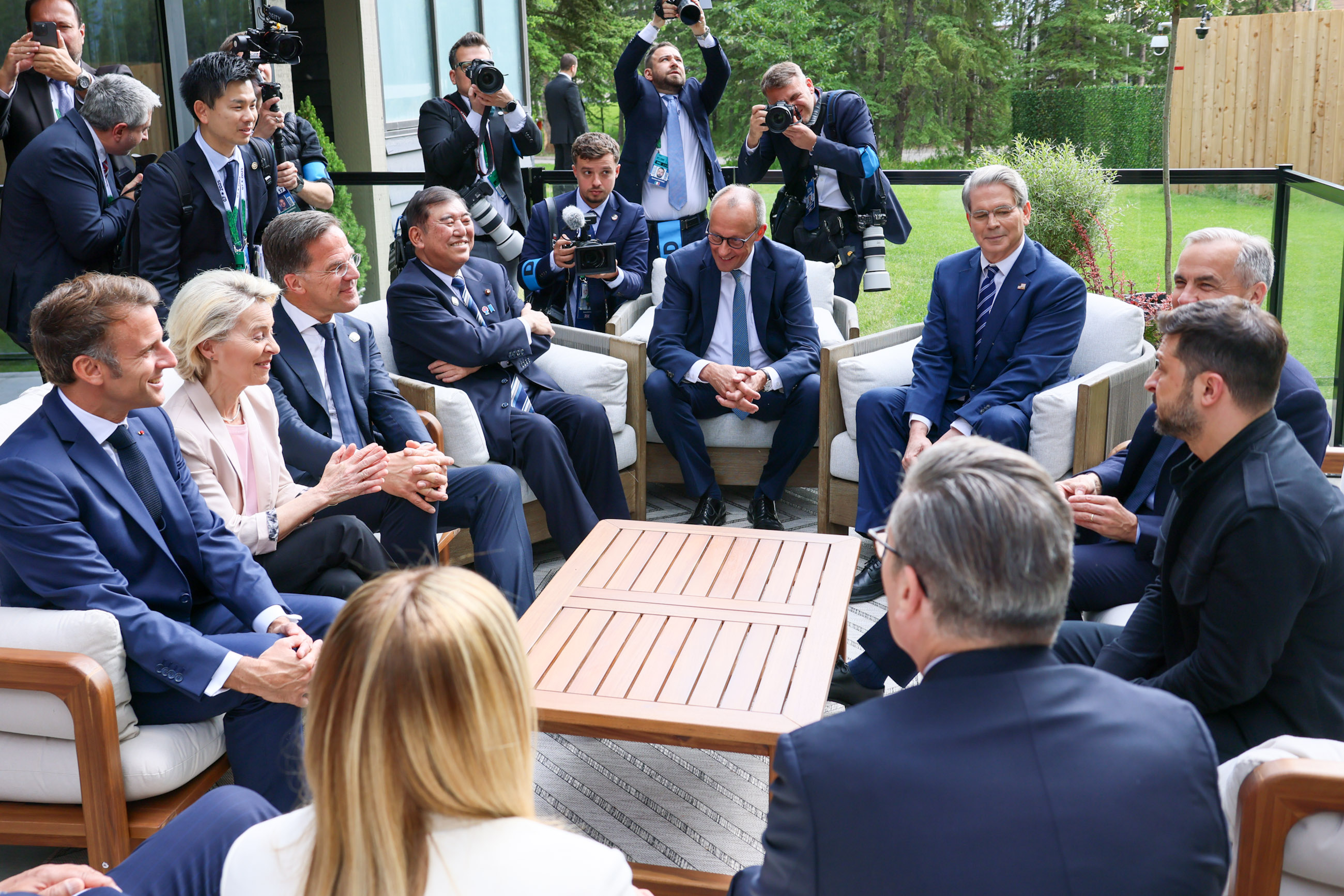 出席七国集团（G7）卡纳纳斯基斯峰会–第2天-