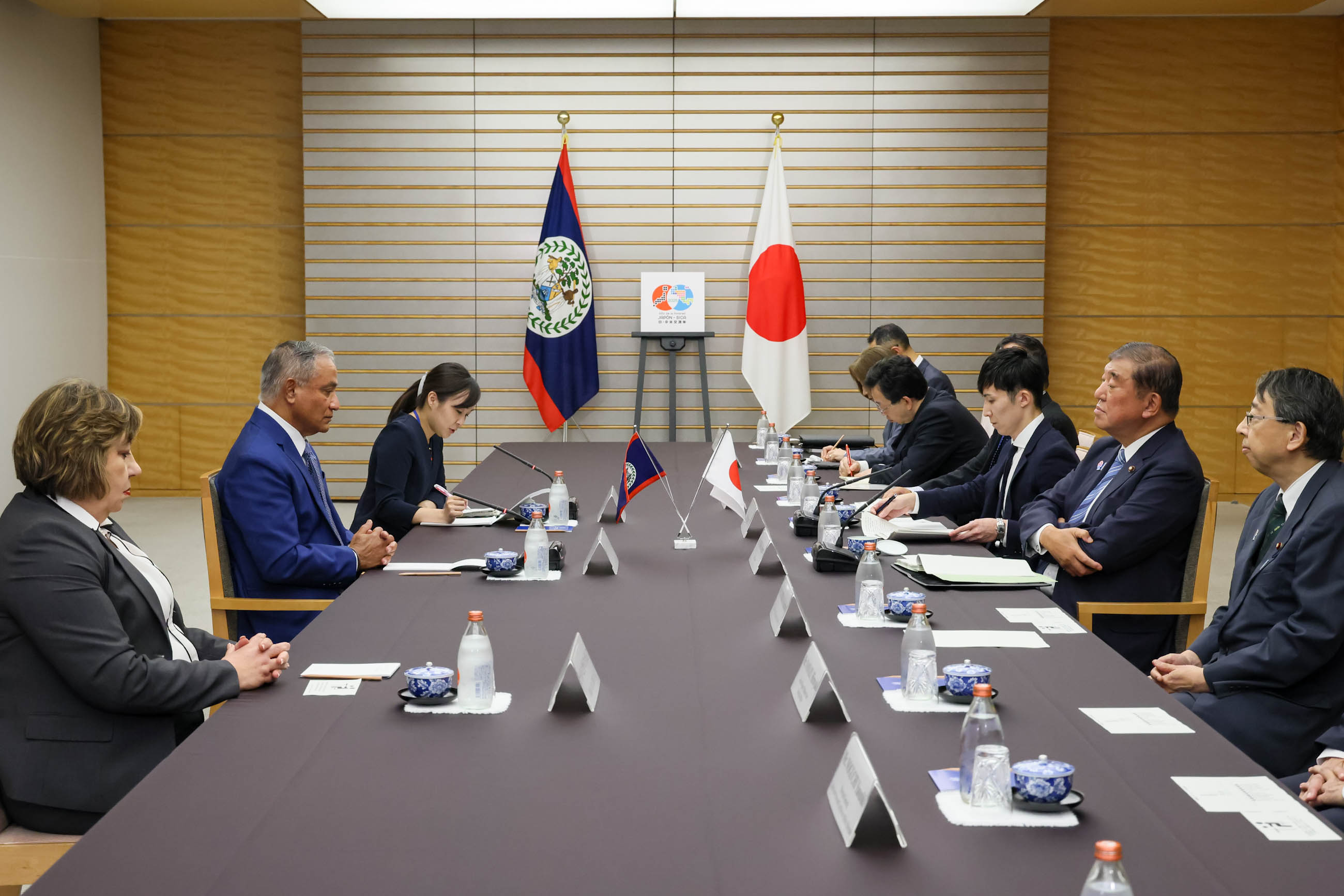日本伯利兹首脑会谈2
