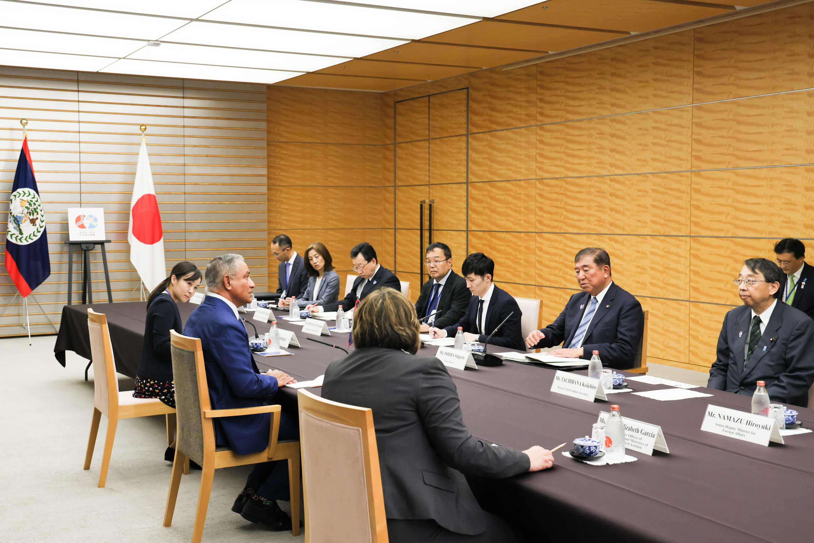 日本伯利兹首脑会谈5