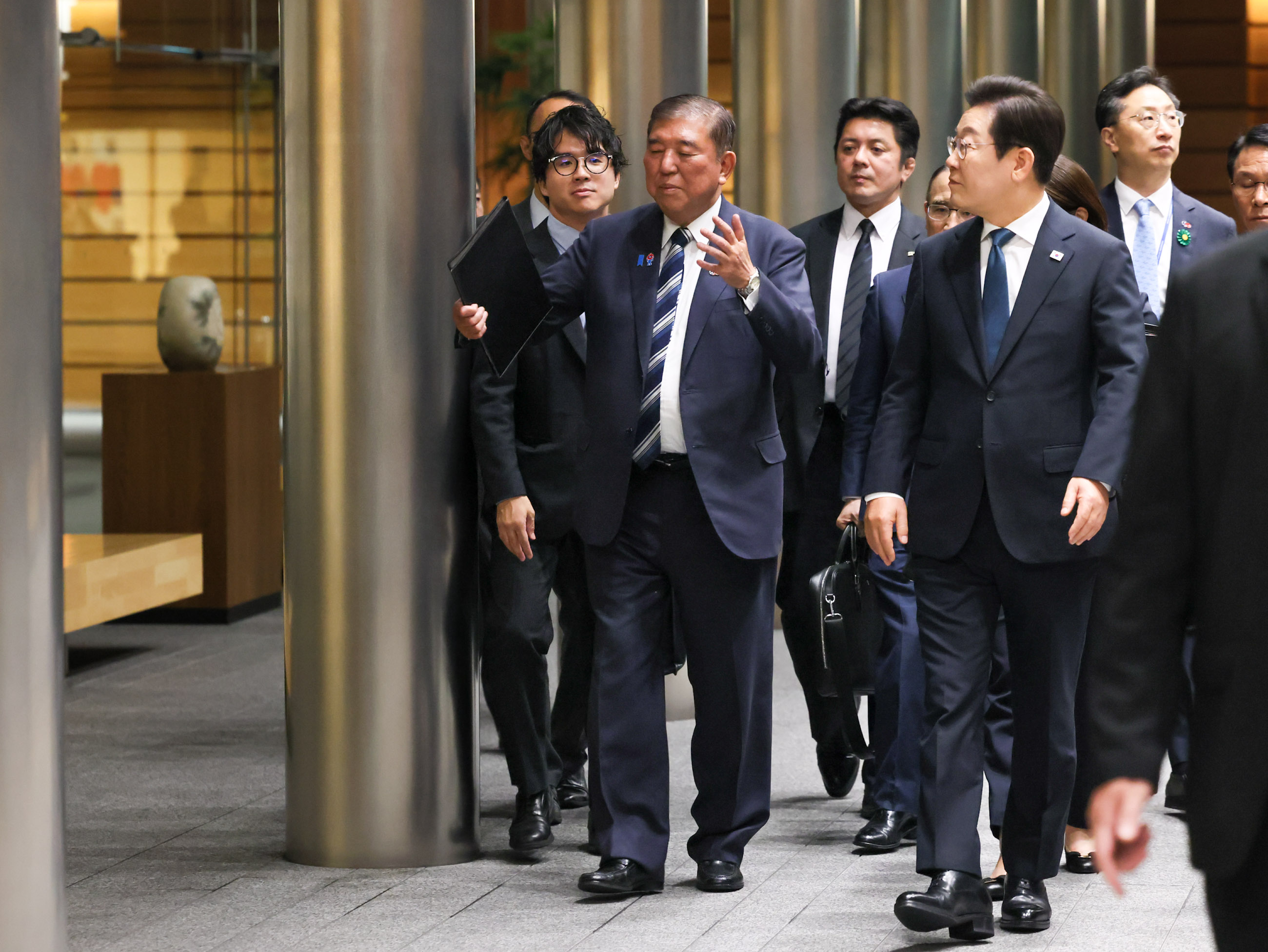 石破首相出席联合记者发布会1