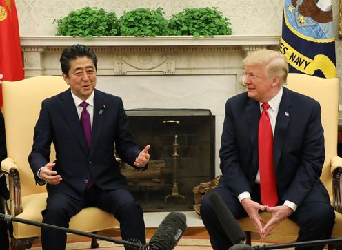 日美首脑会谈2