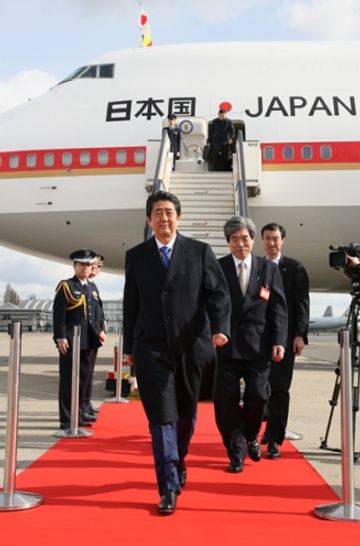 安倍总理访问了比利时王国的布鲁塞尔。
