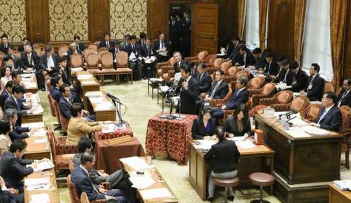 安倍总理出席了众议院有关跨太平洋伙伴关系协议（TPP）等的特别委员会。