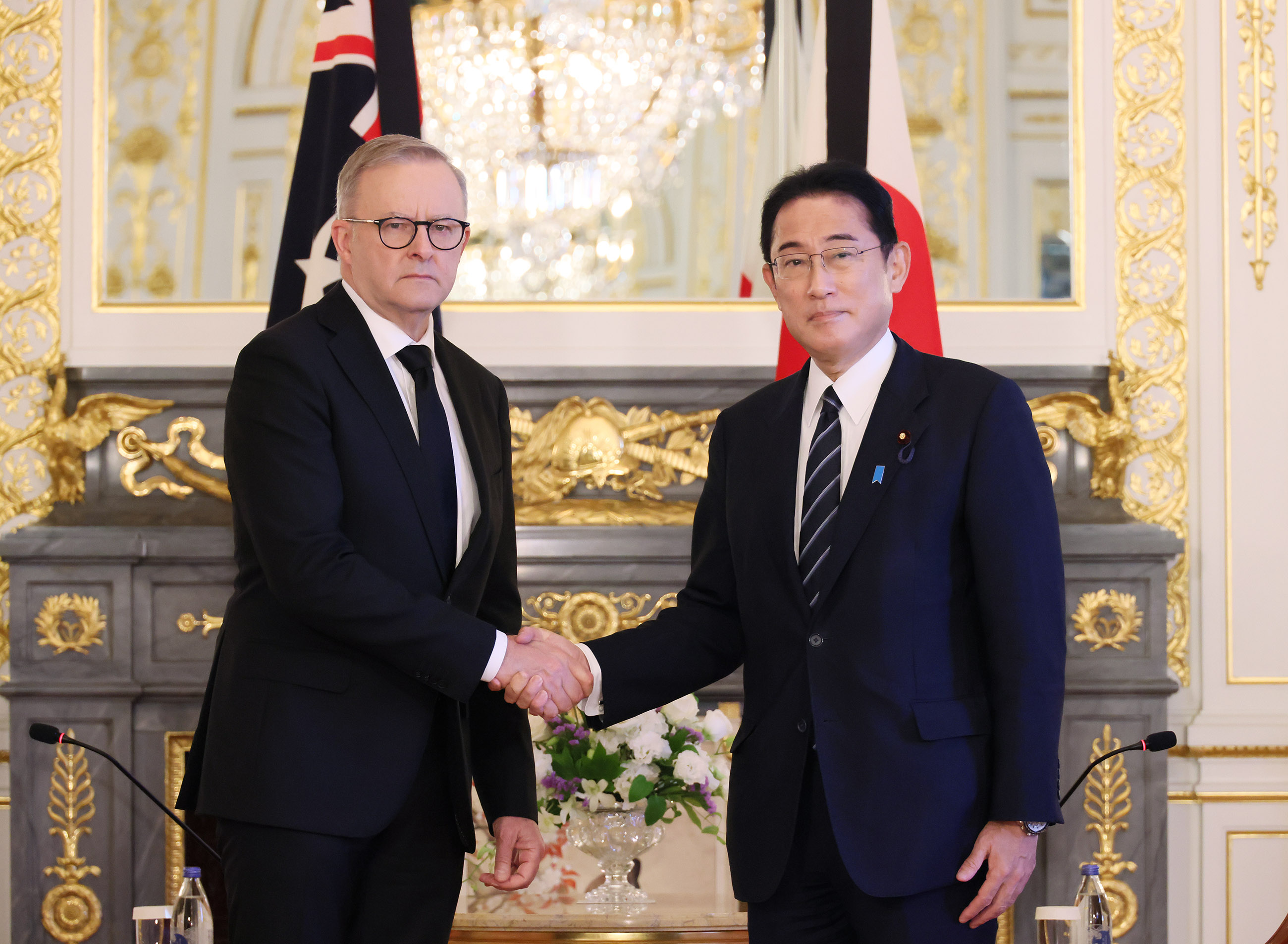 日豪首脳会談１
