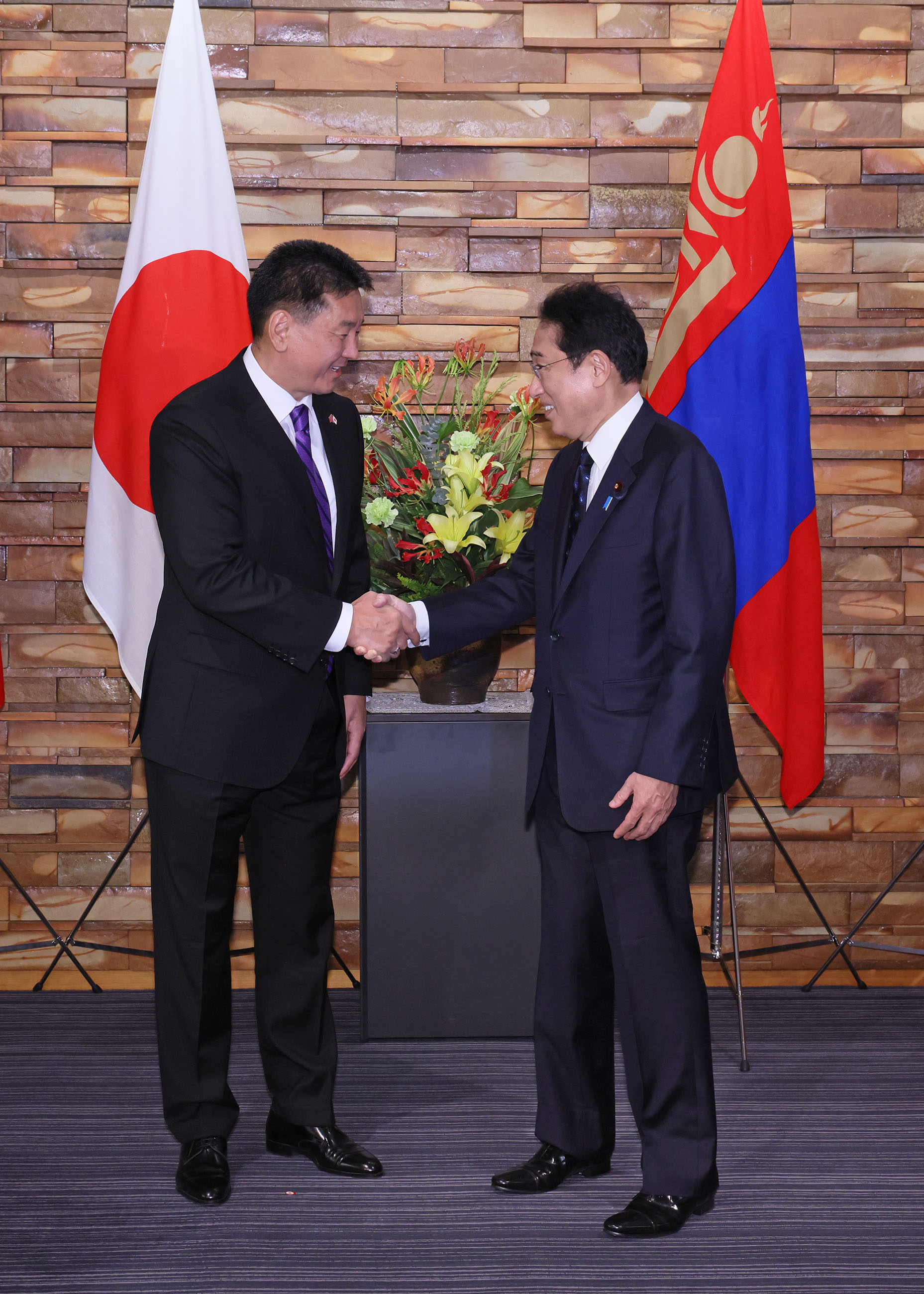 日・モンゴル首脳会談２