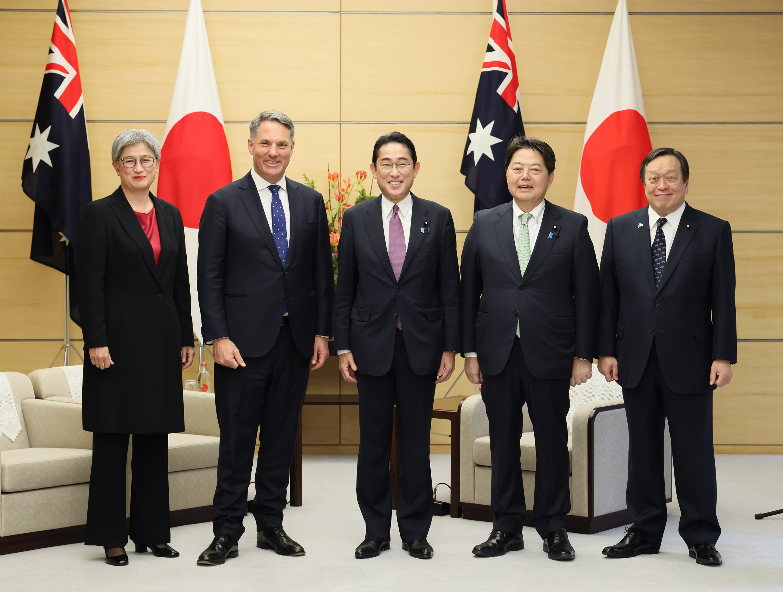マールズ豪副首相兼国防大臣及びウォン豪外務大臣による表敬