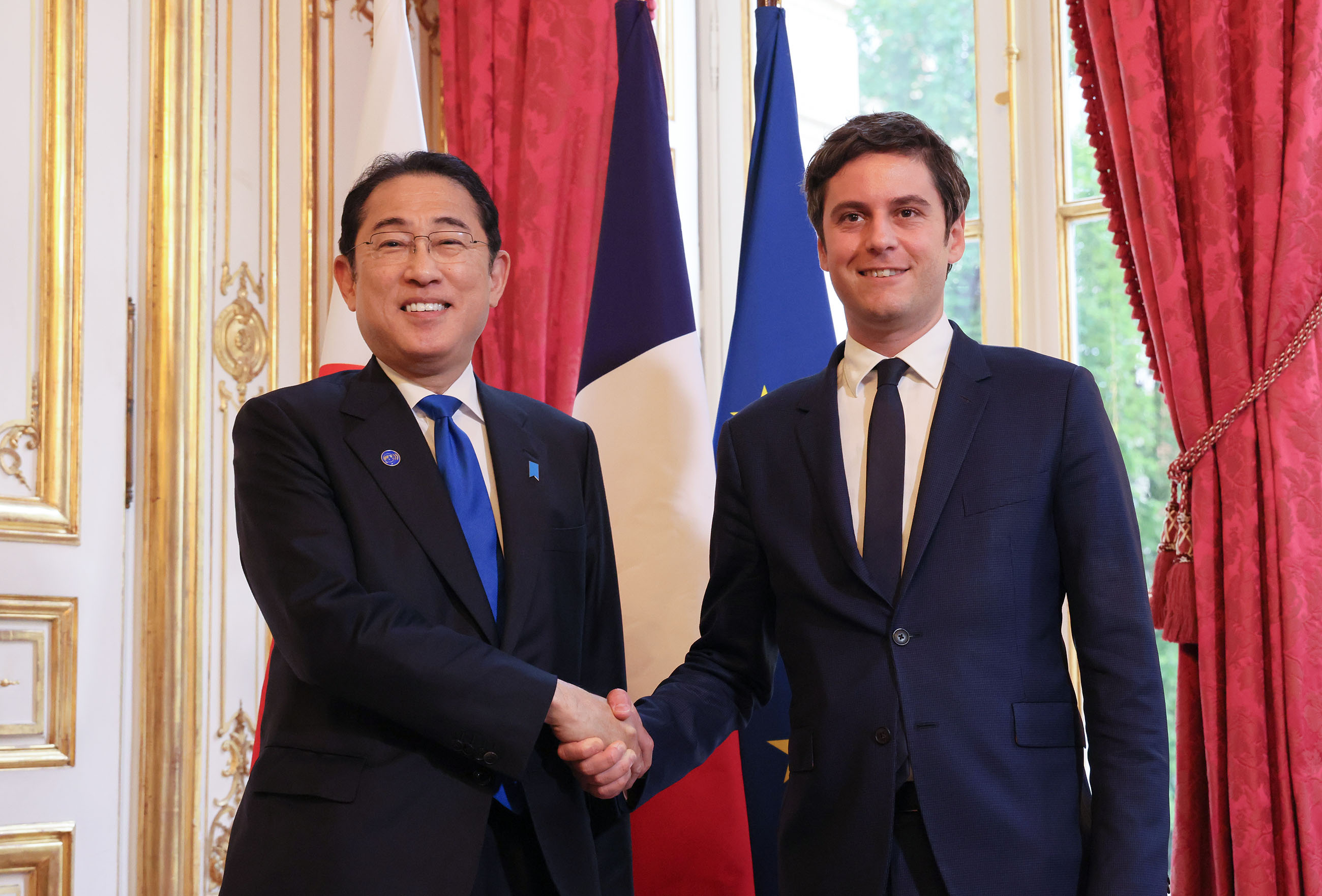 アタル仏首相との会談１