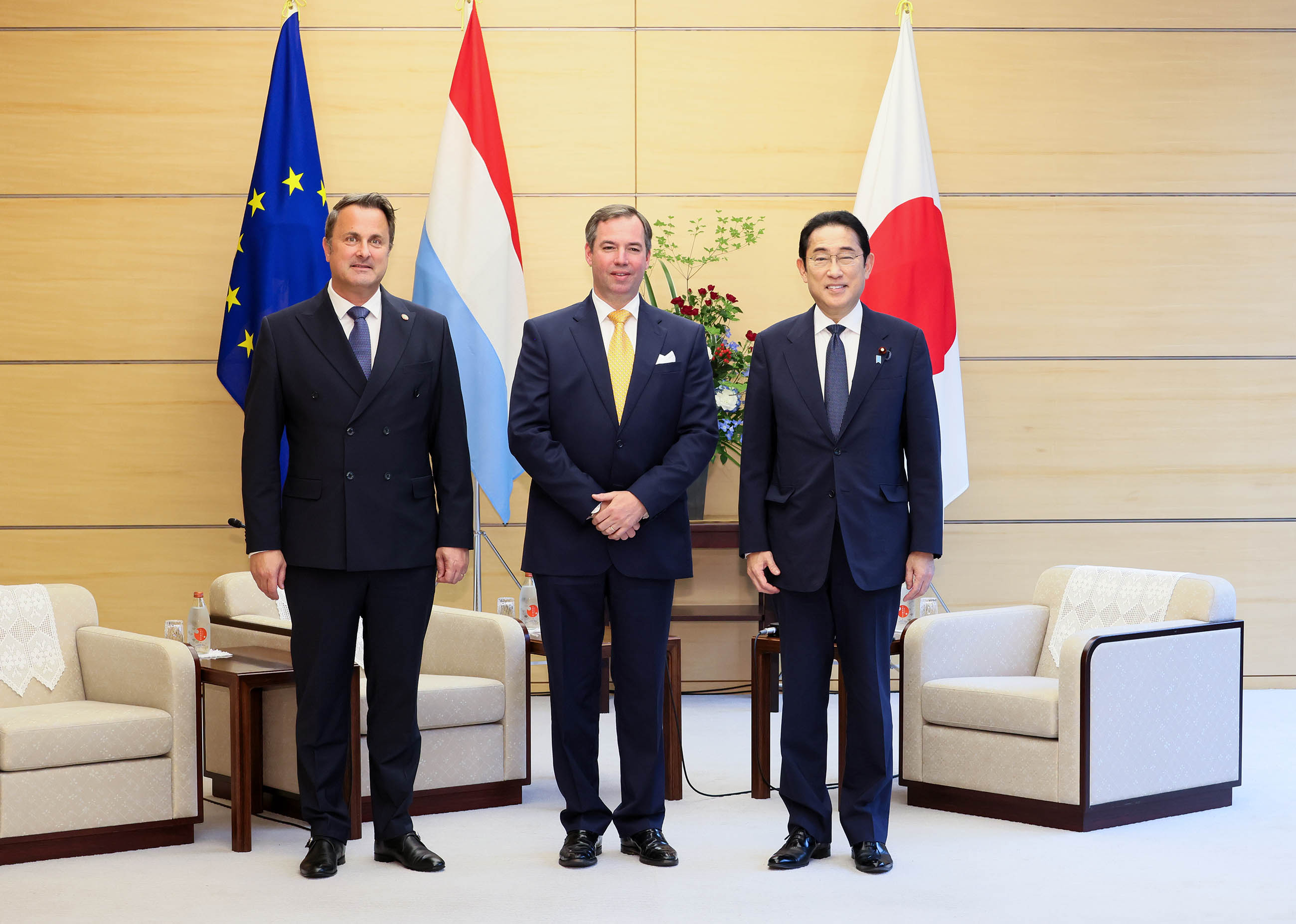 ギヨーム皇太子及びベッテル副首相兼外務・対外通商相との会談１