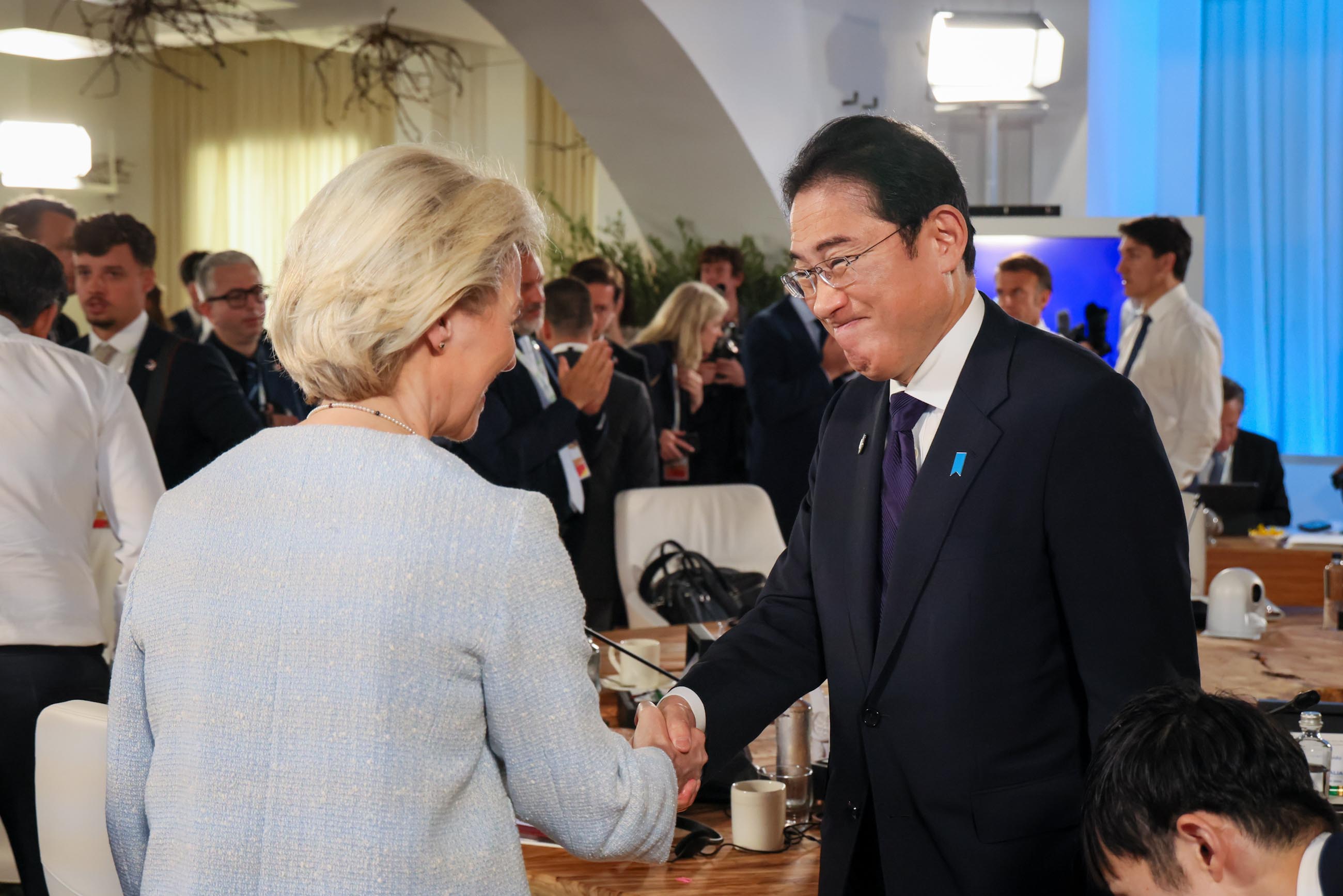 フォン・デア・ライエン欧州委員会委員長との懇談２