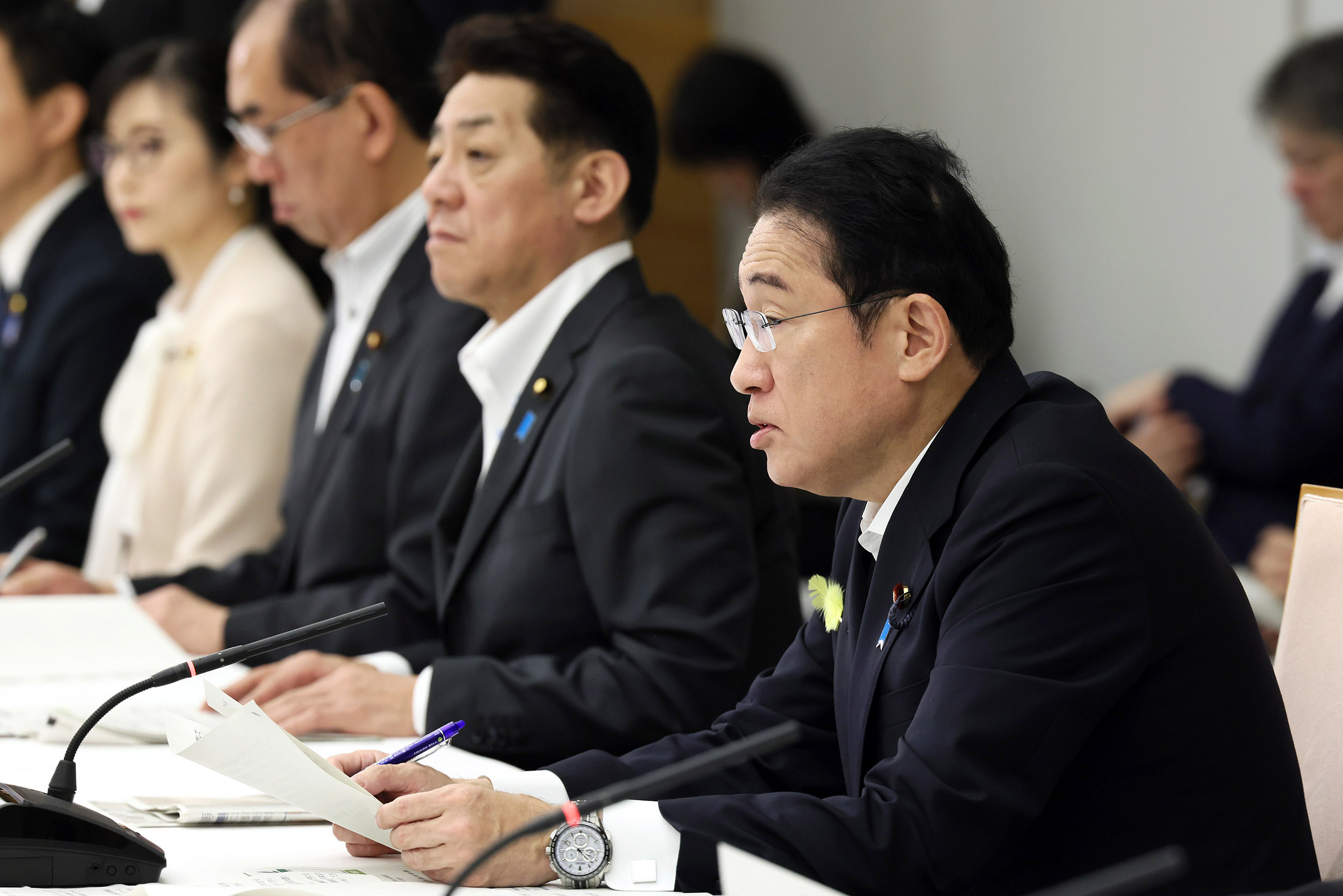 発言する岸田総理１