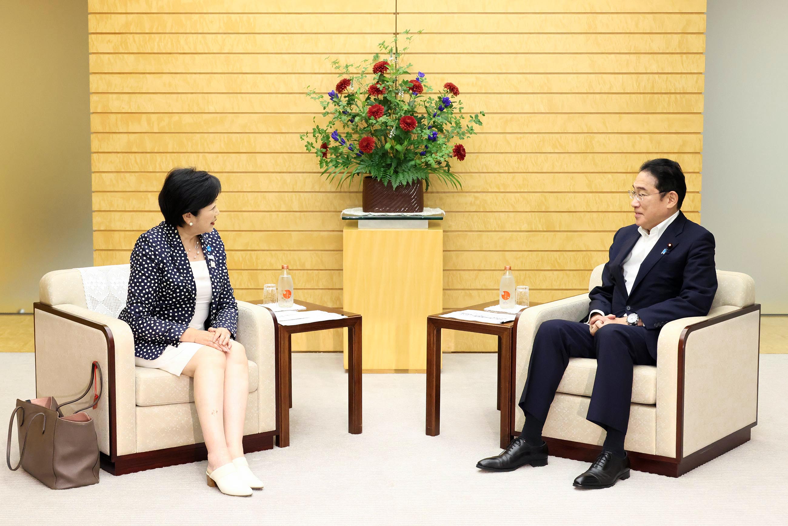 面会する岸田総理２