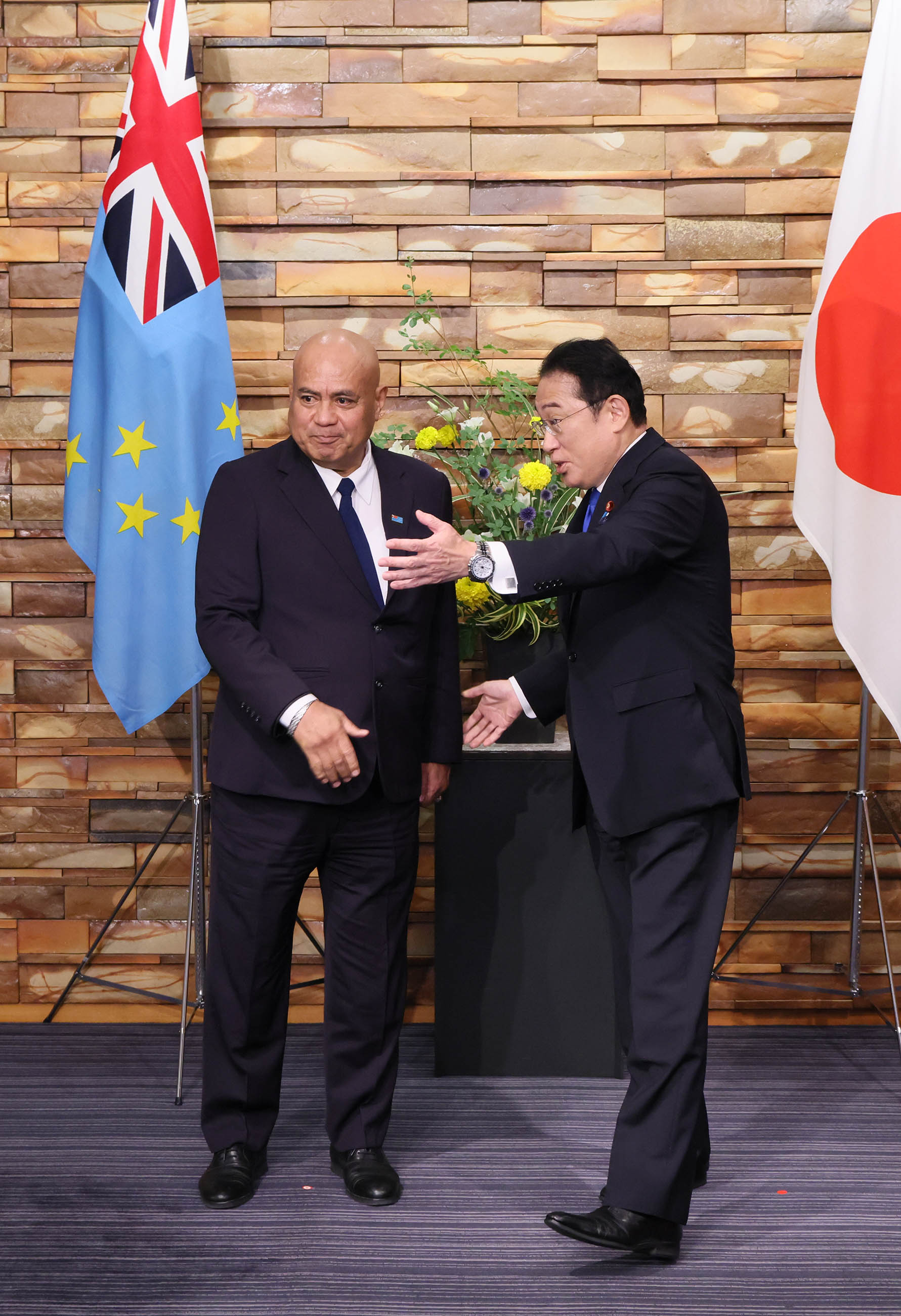 日・ツバル首脳会談３