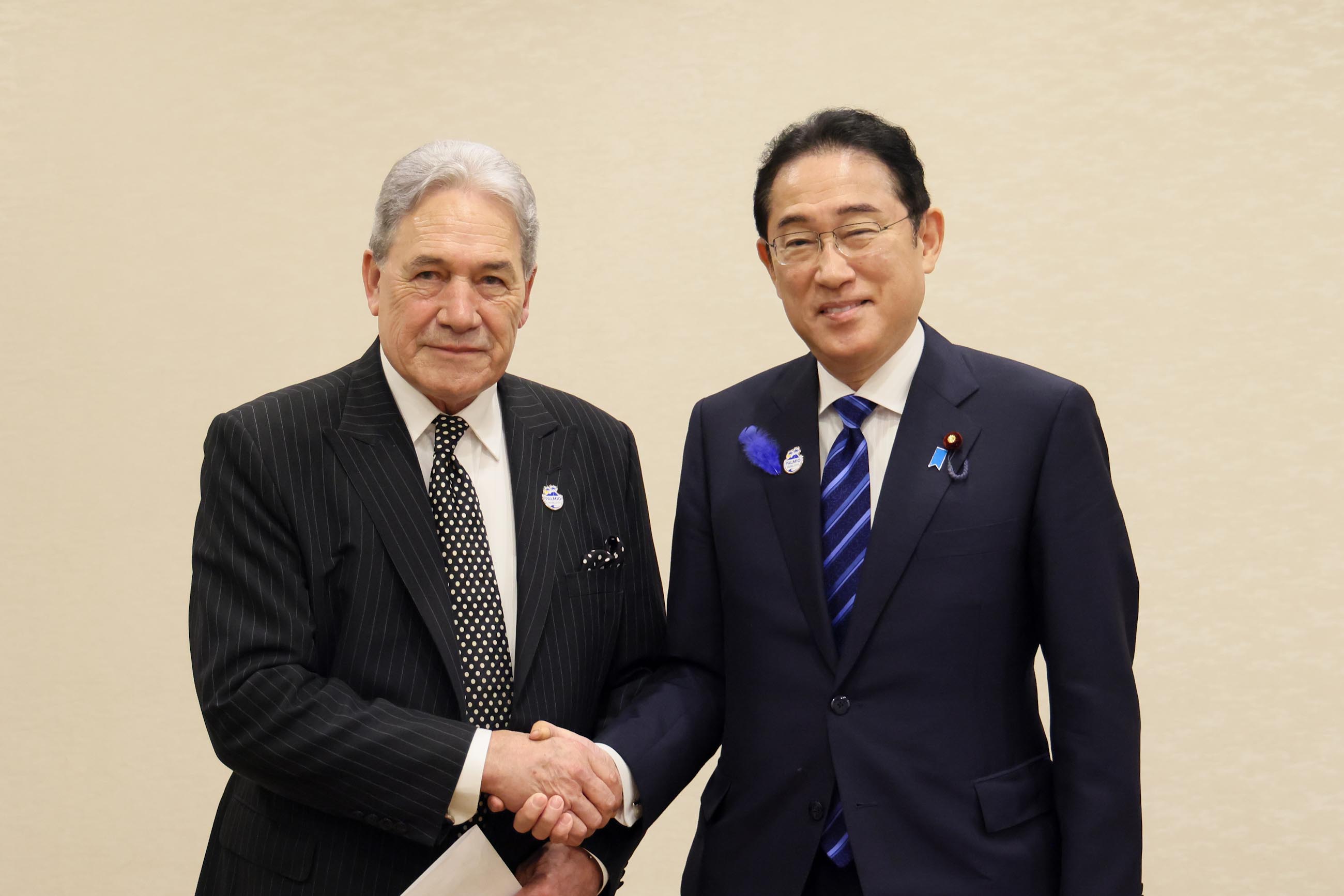 ニュージーランド副首相兼外相による表敬を受ける岸田総理２