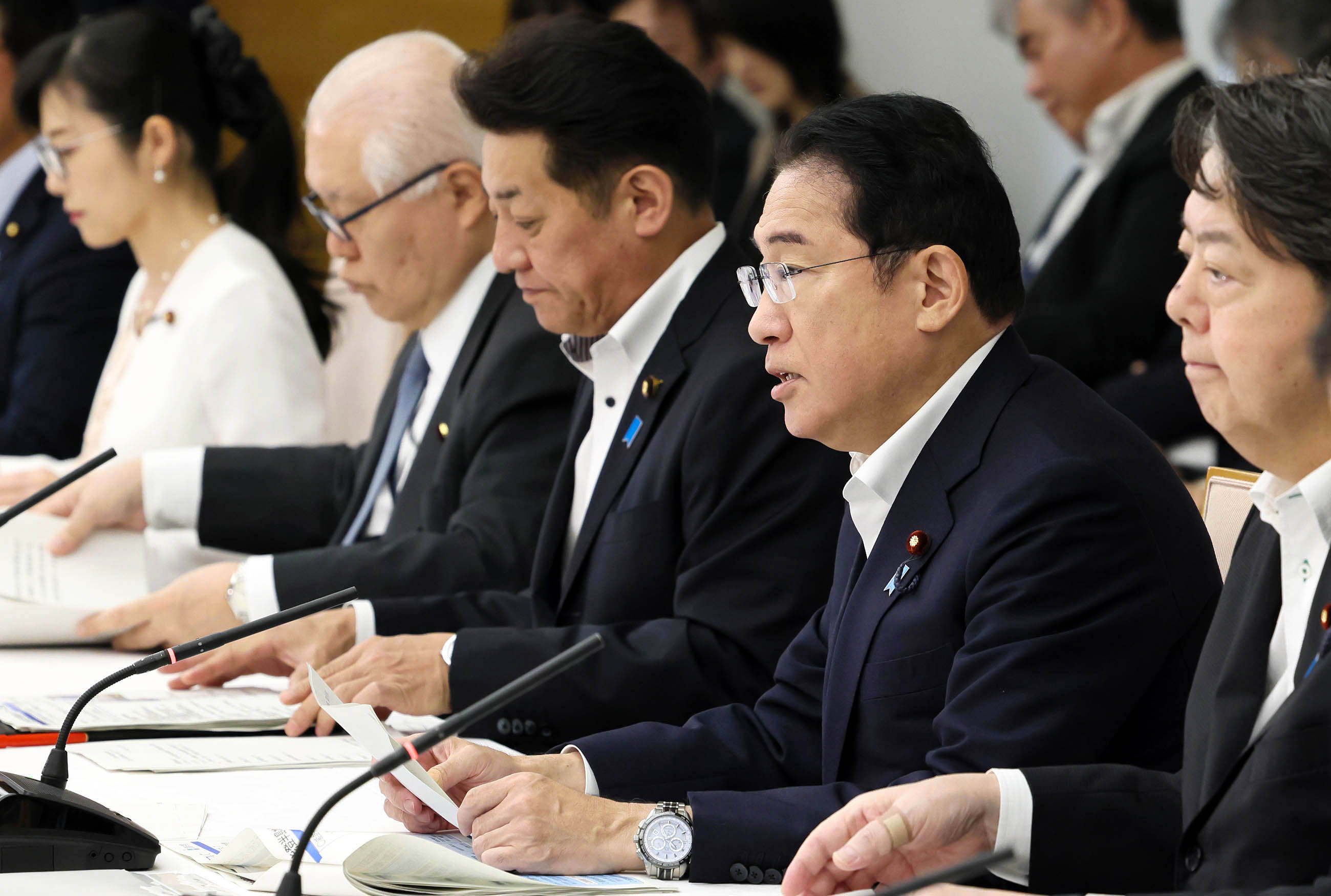 発言する岸田総理１