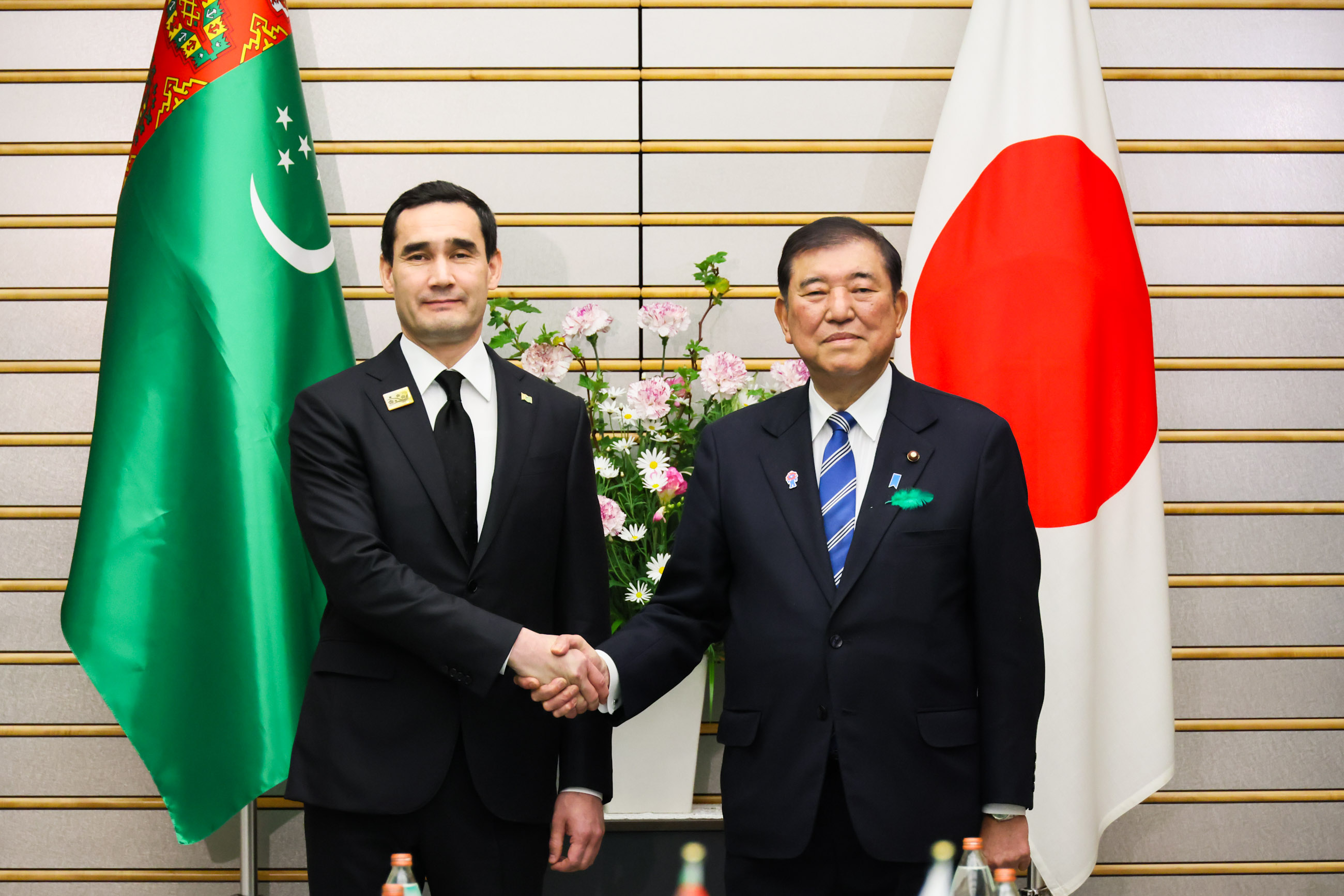 日・トルクメニスタン首脳会談１