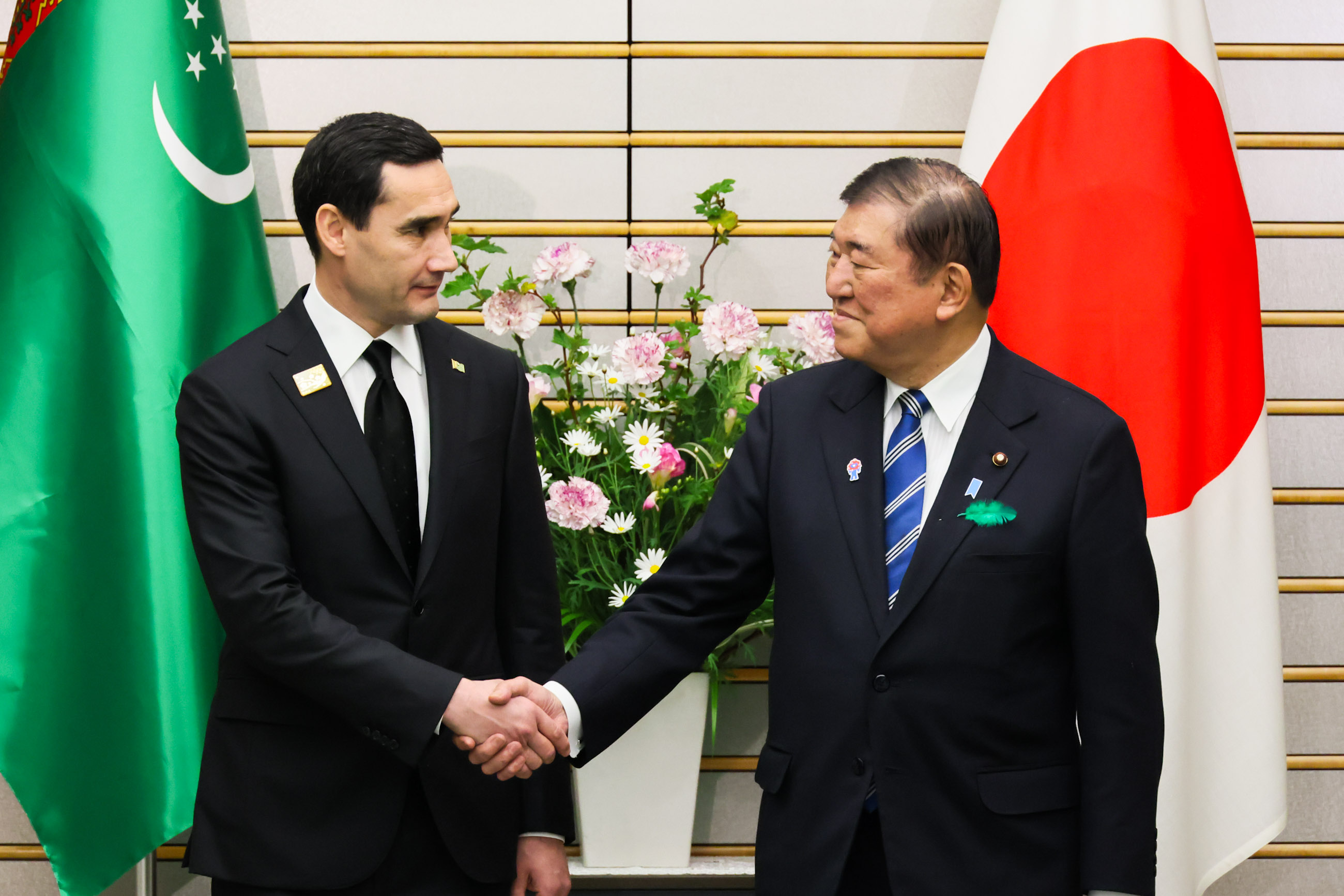 日・トルクメニスタン首脳会談２