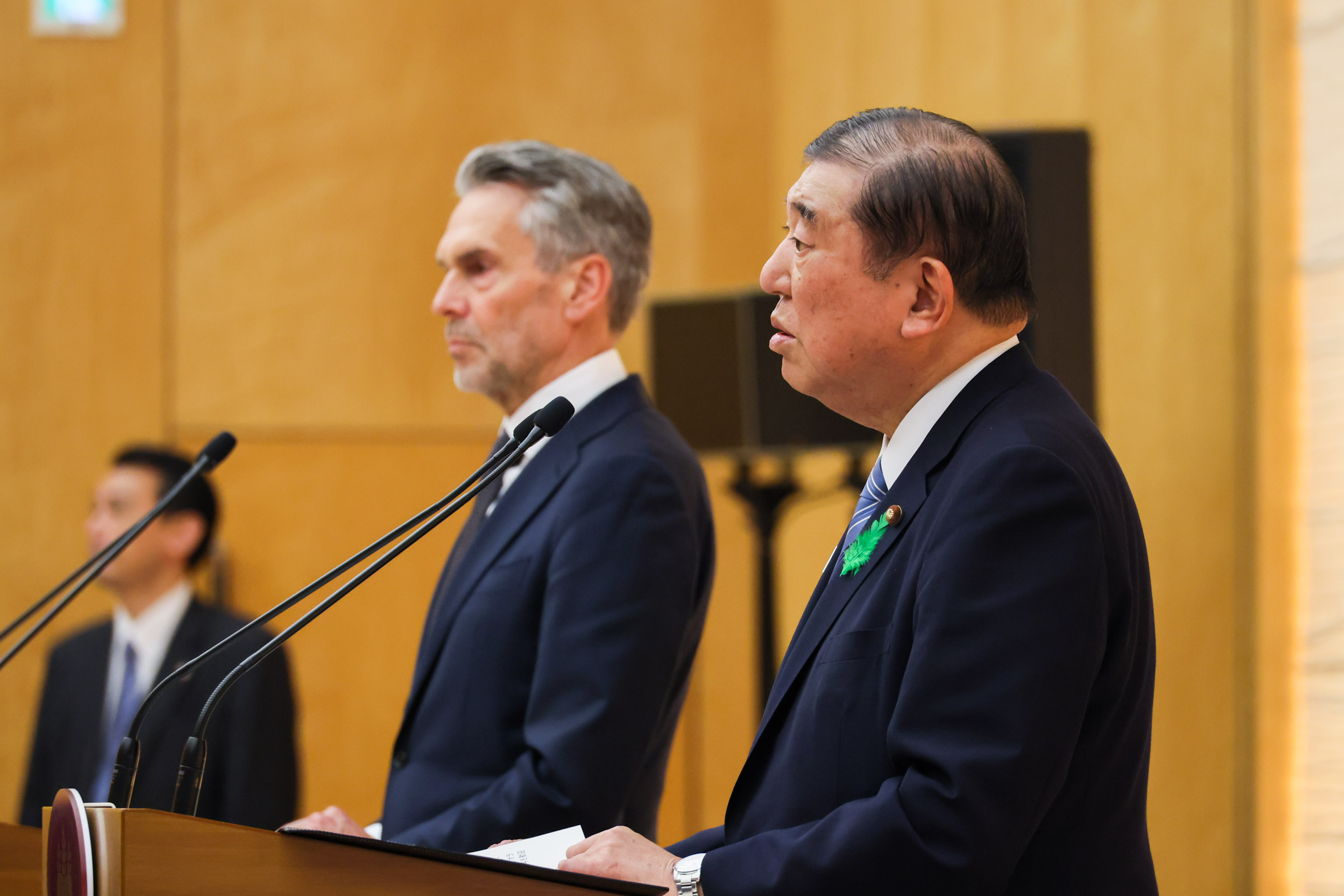 共同記者発表６