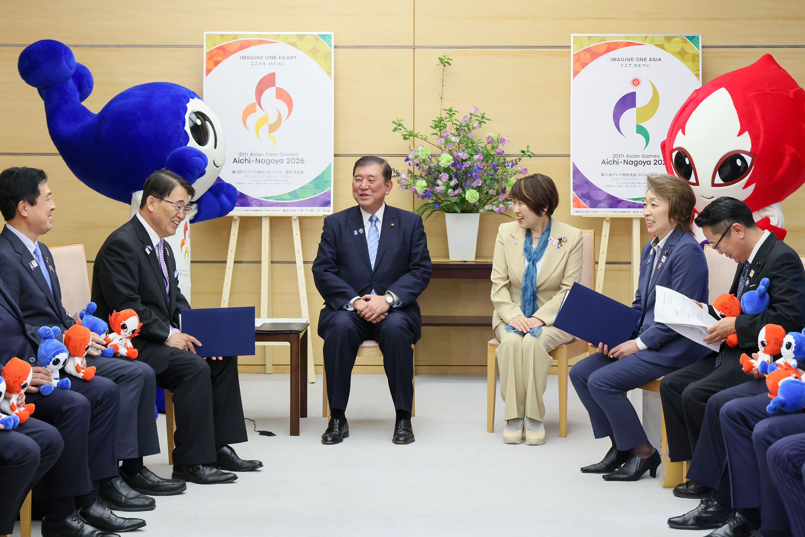 アジア・アジアパラ競技大会推進議員連盟による申入れ