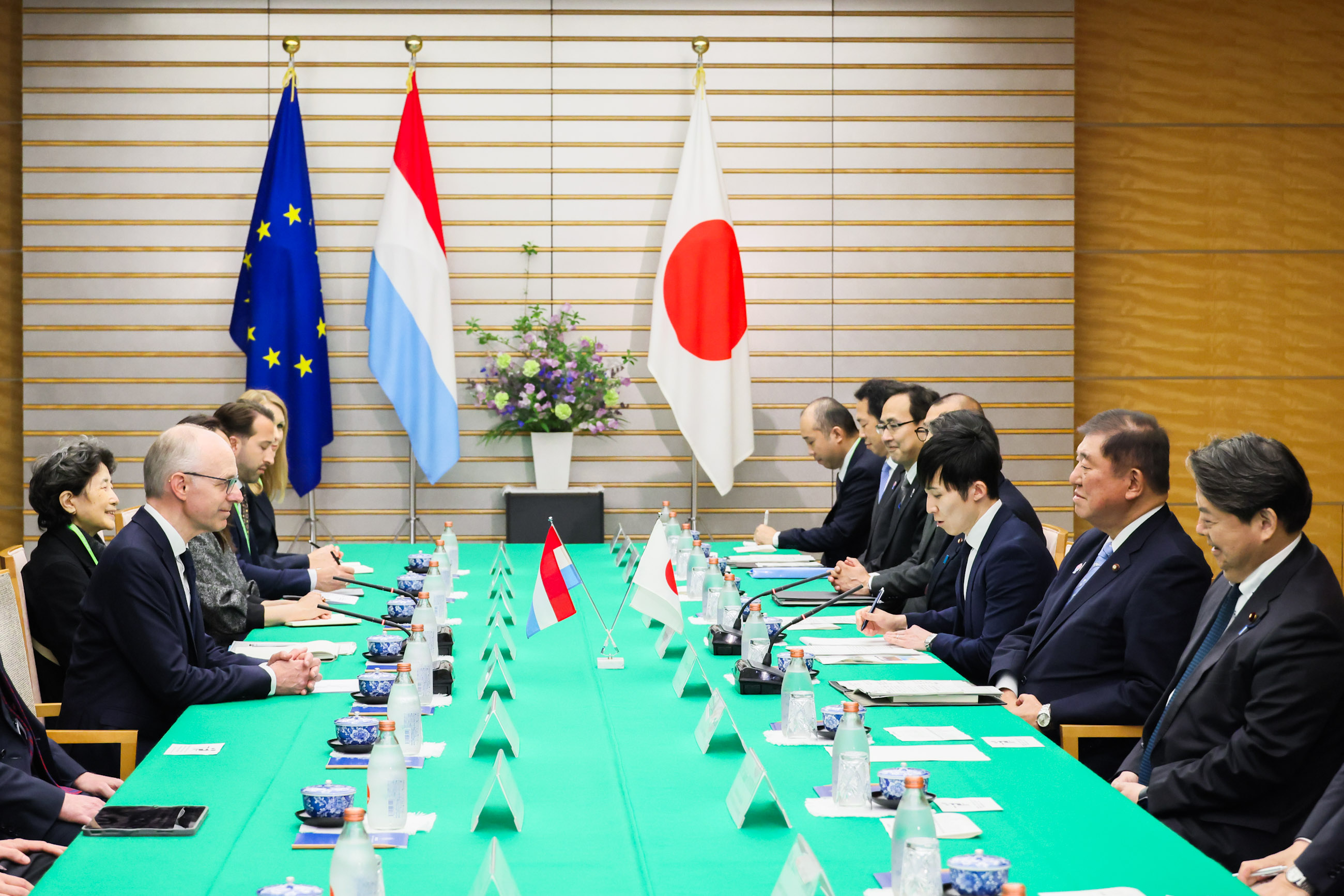 日・ルクセンブルク首脳会談３