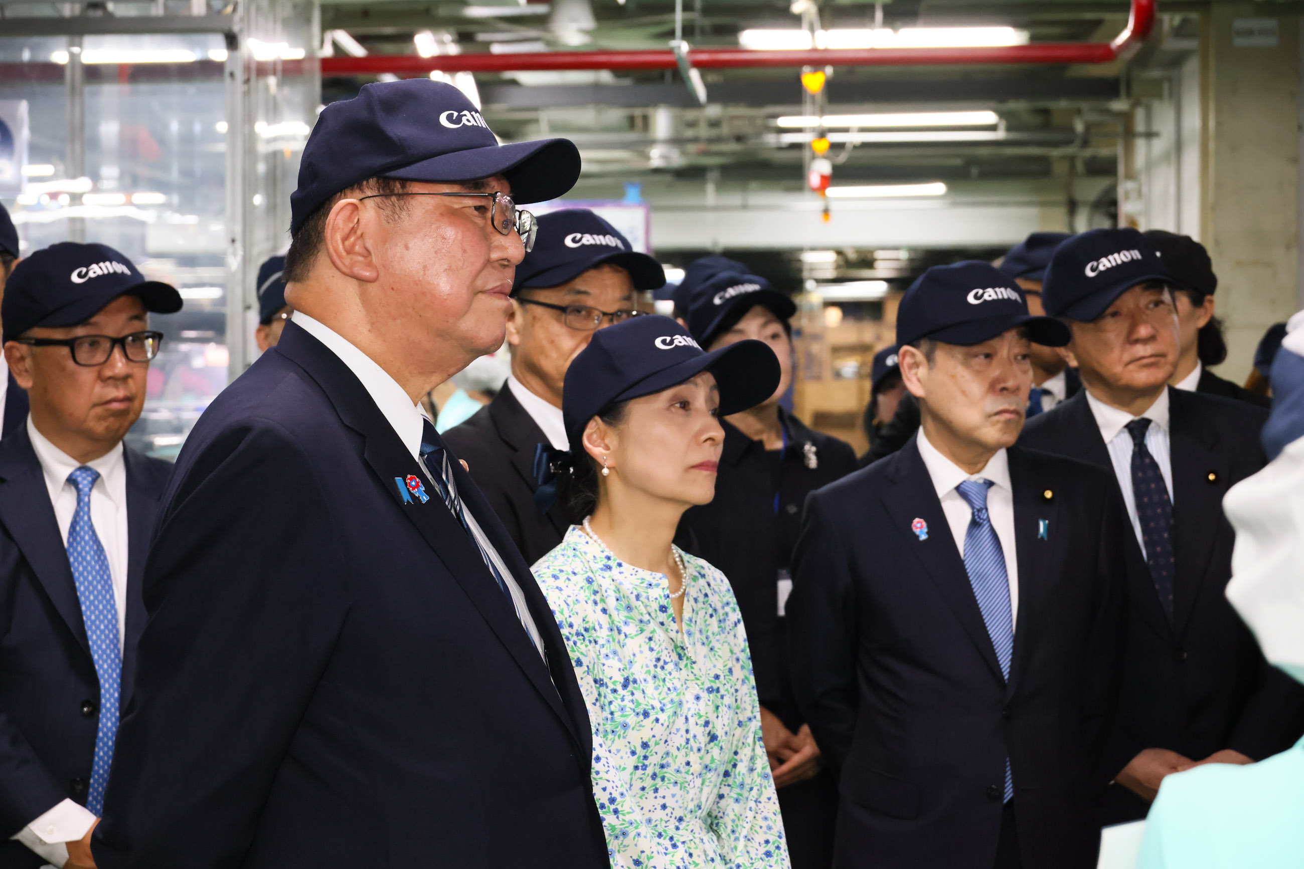 タンロン工業団地を視察する石破総理５