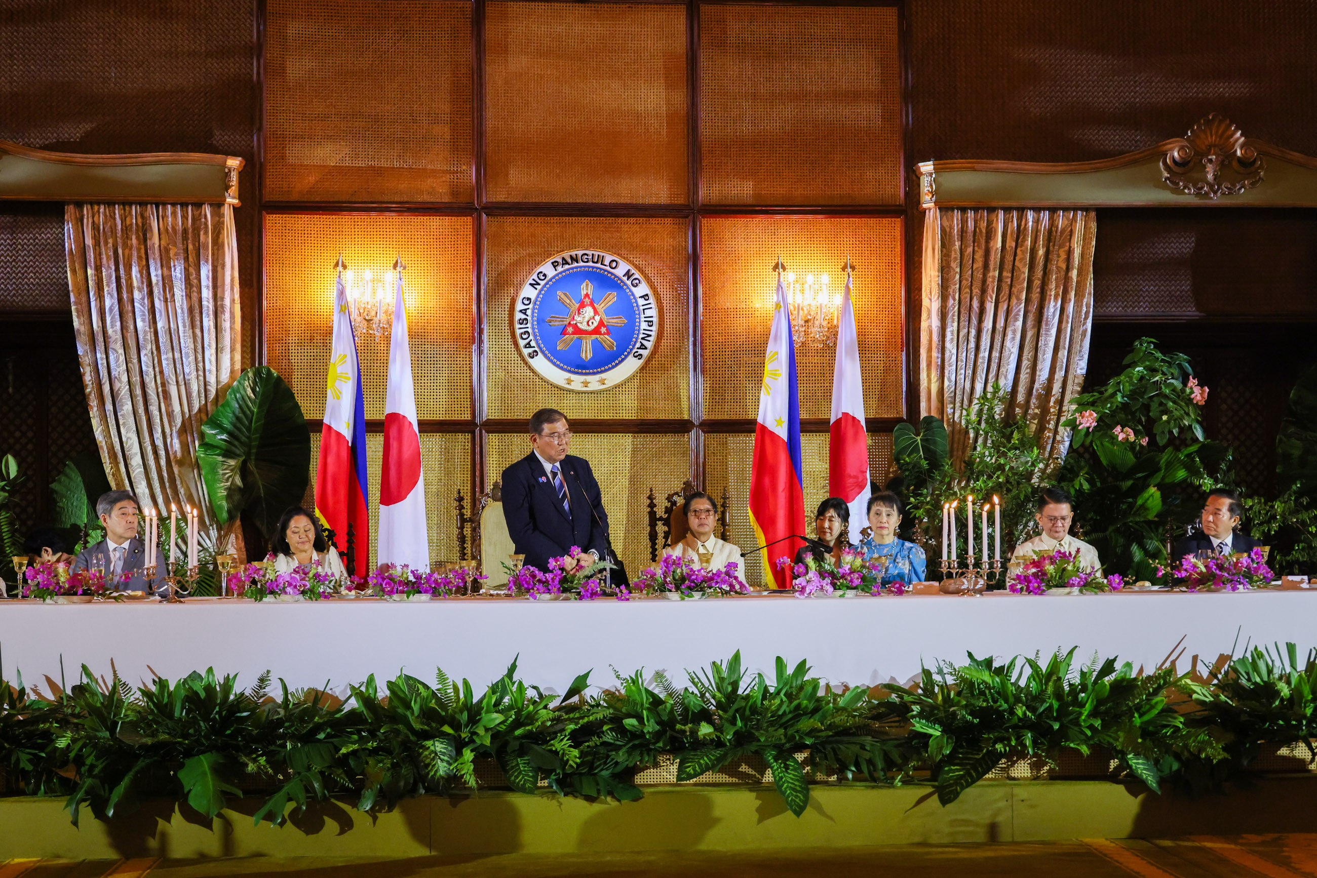 マルコス大統領夫妻との夕食会２