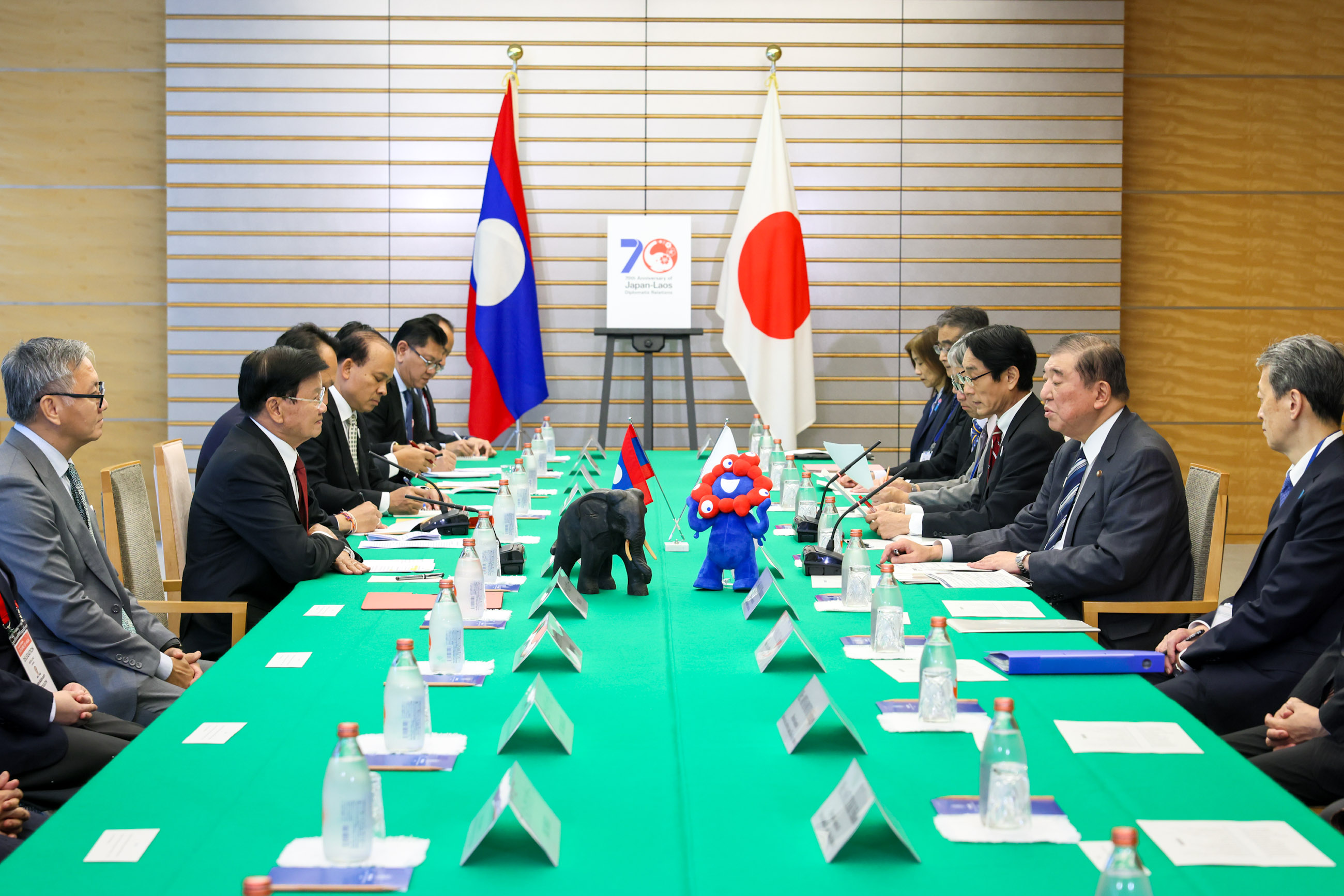 日・ラオス首脳会談４