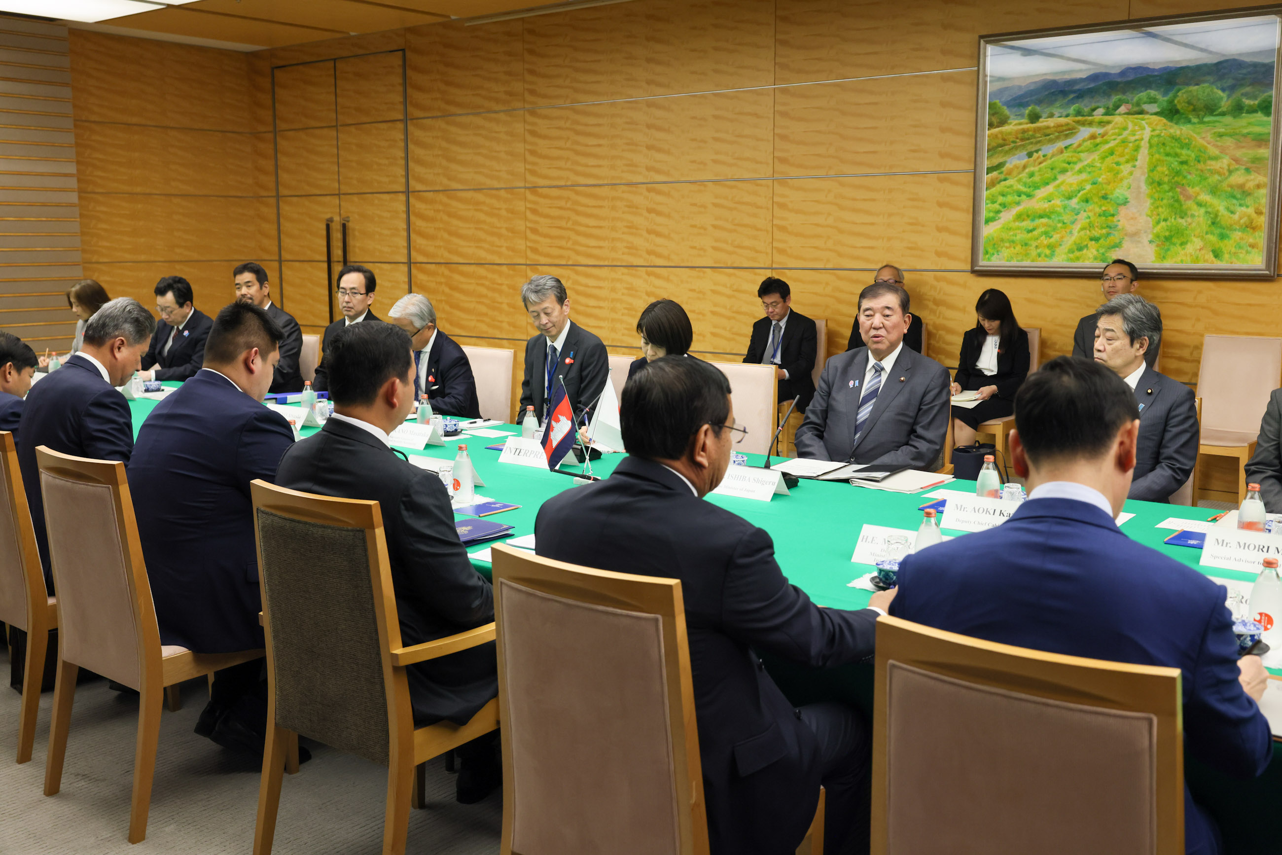 日・カンボジア首脳会談４