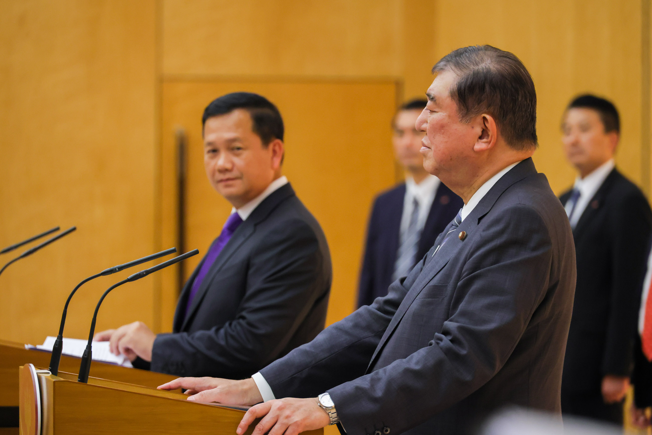共同記者発表６