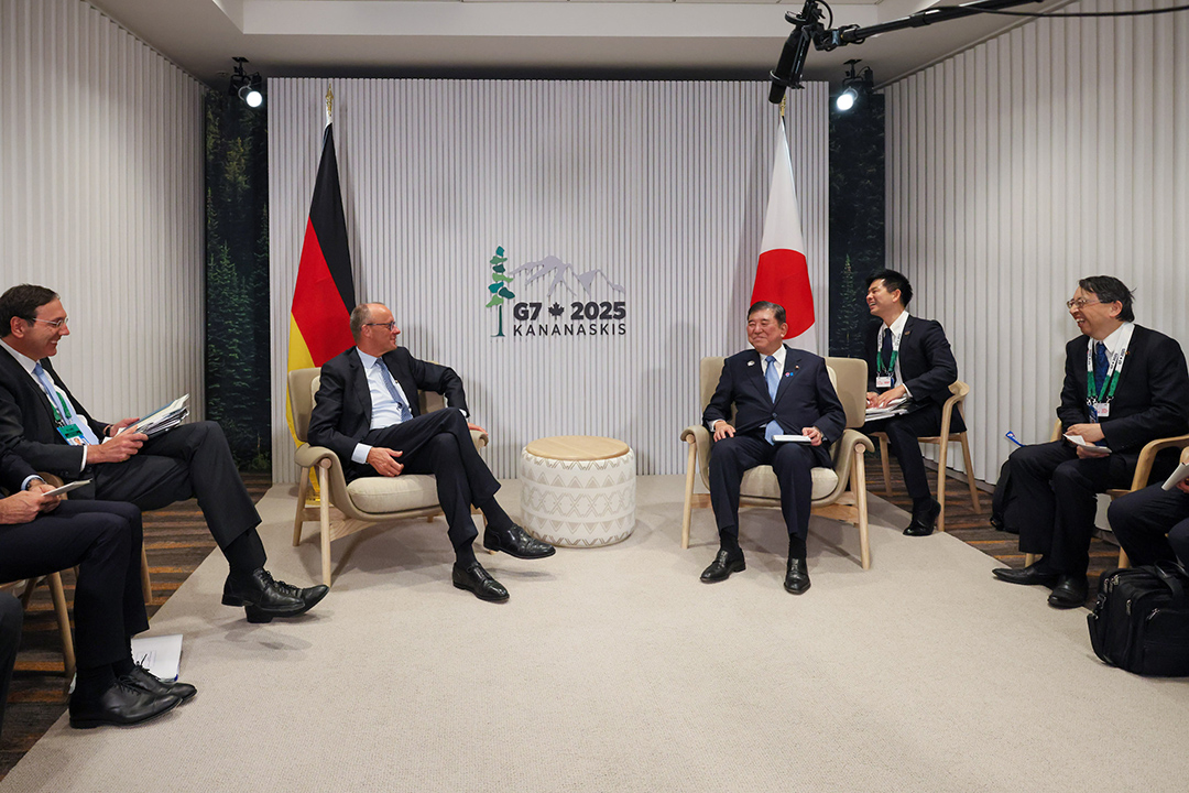 日独首脳会談３