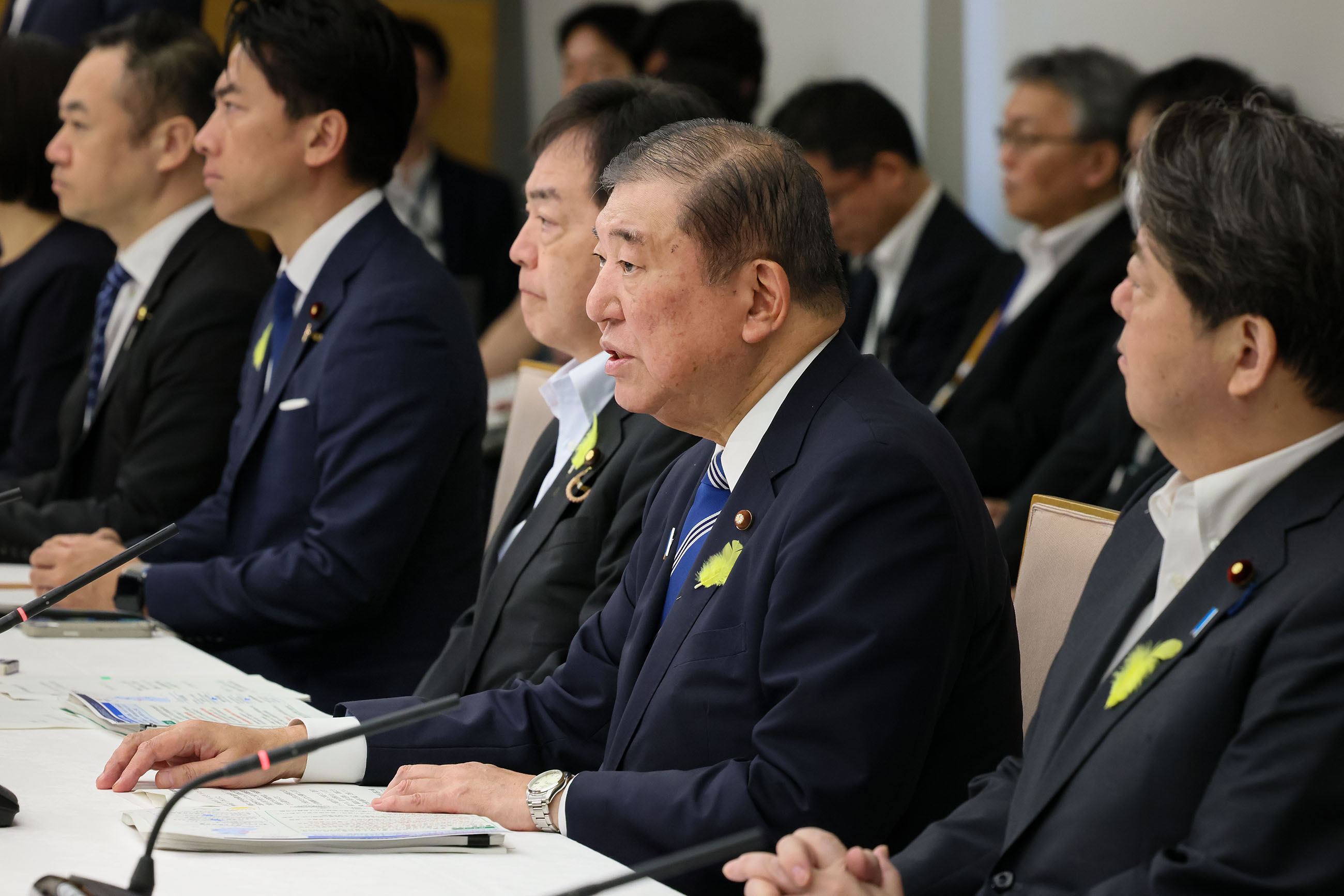 発言する石破総理１