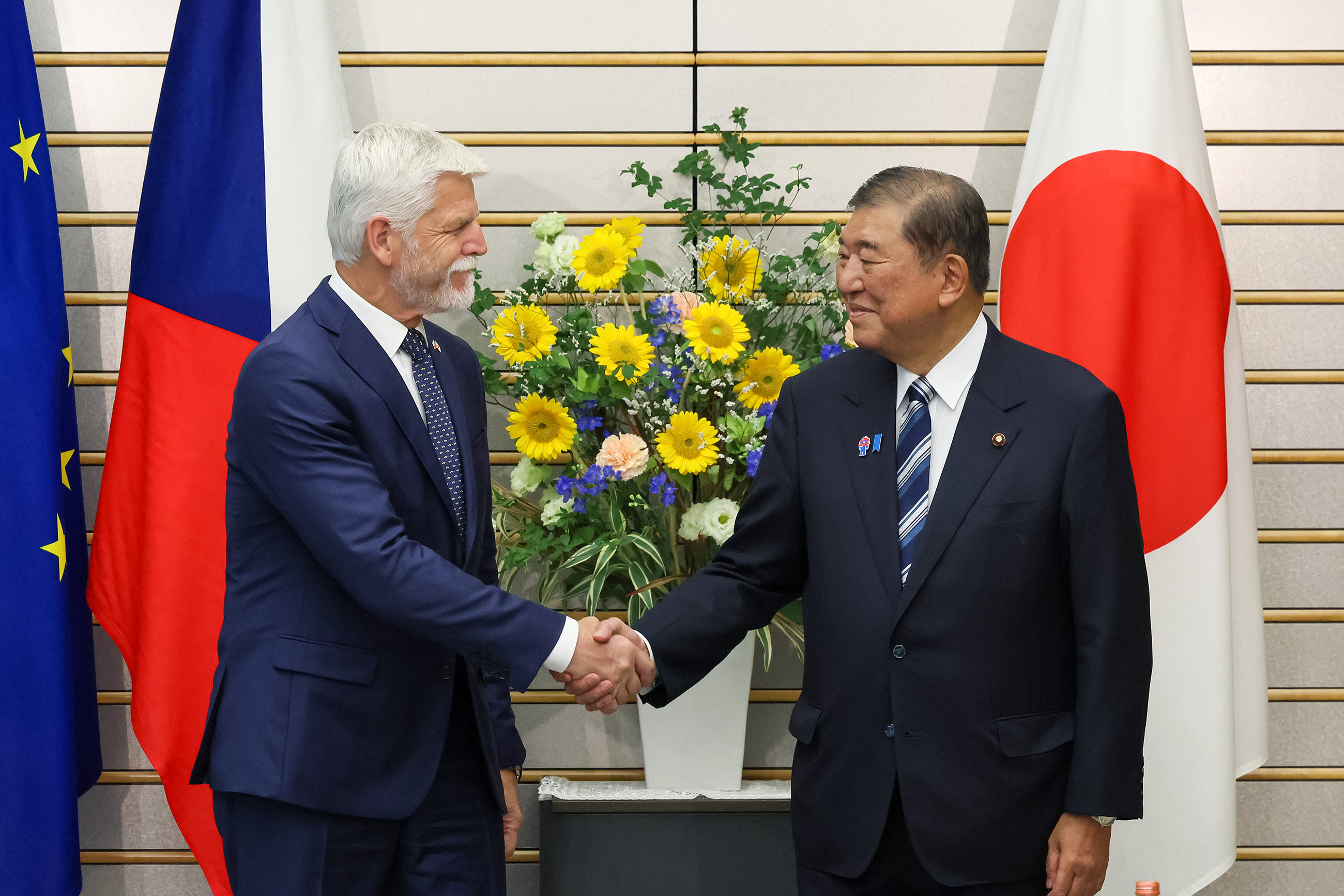 日・チェコ首脳会談１