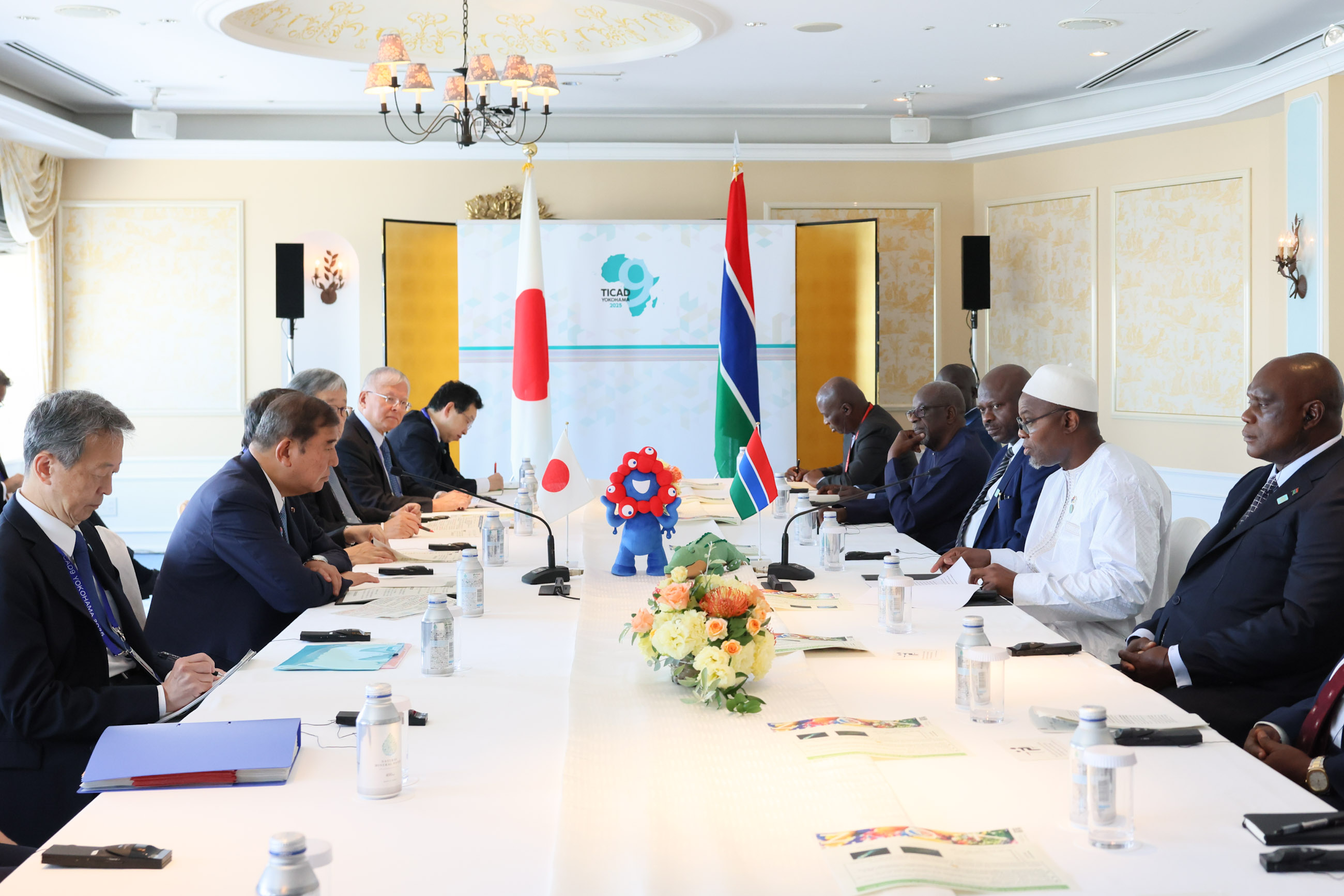 ガンビア副大統領による表敬２