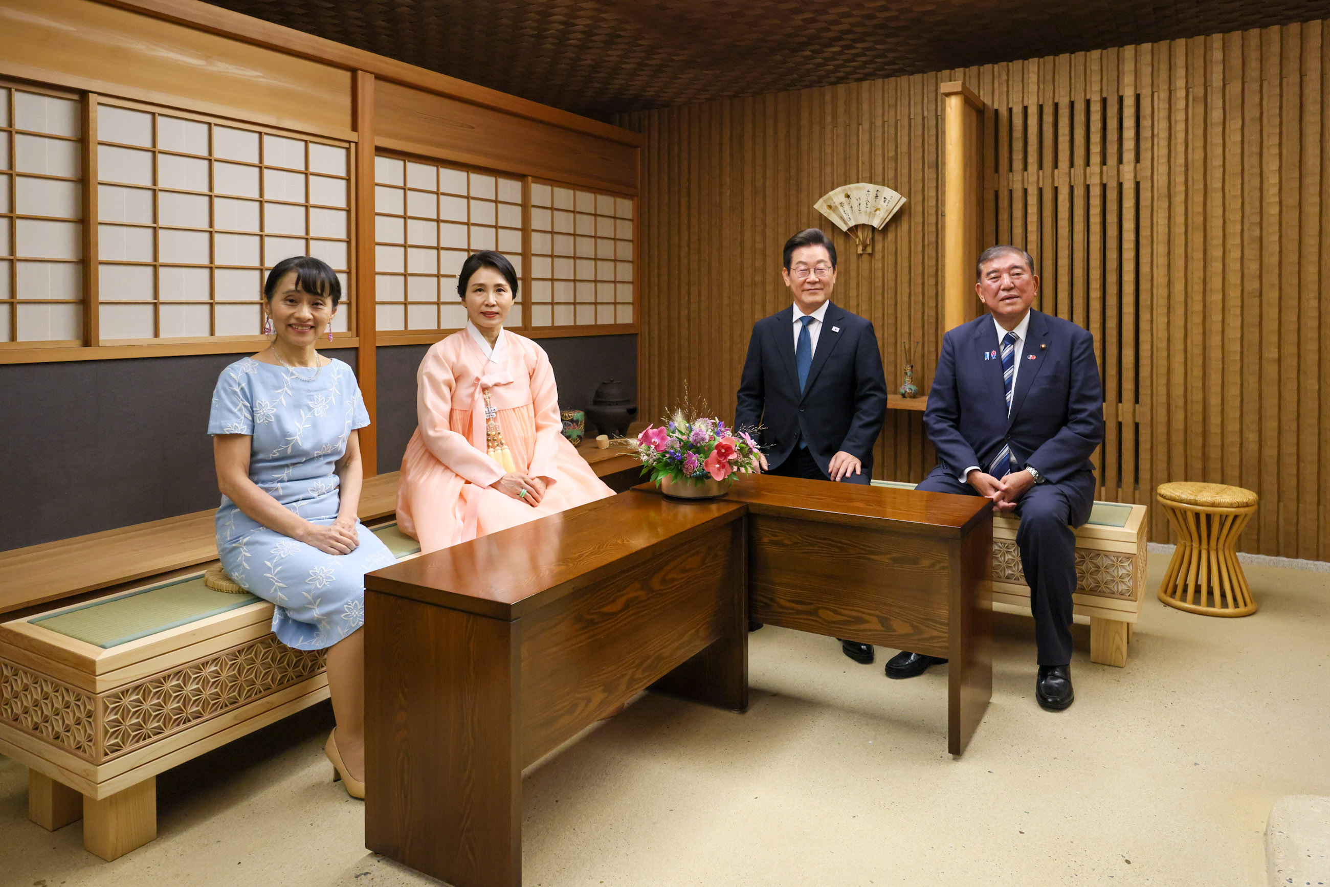 日韓首脳夫妻懇談１