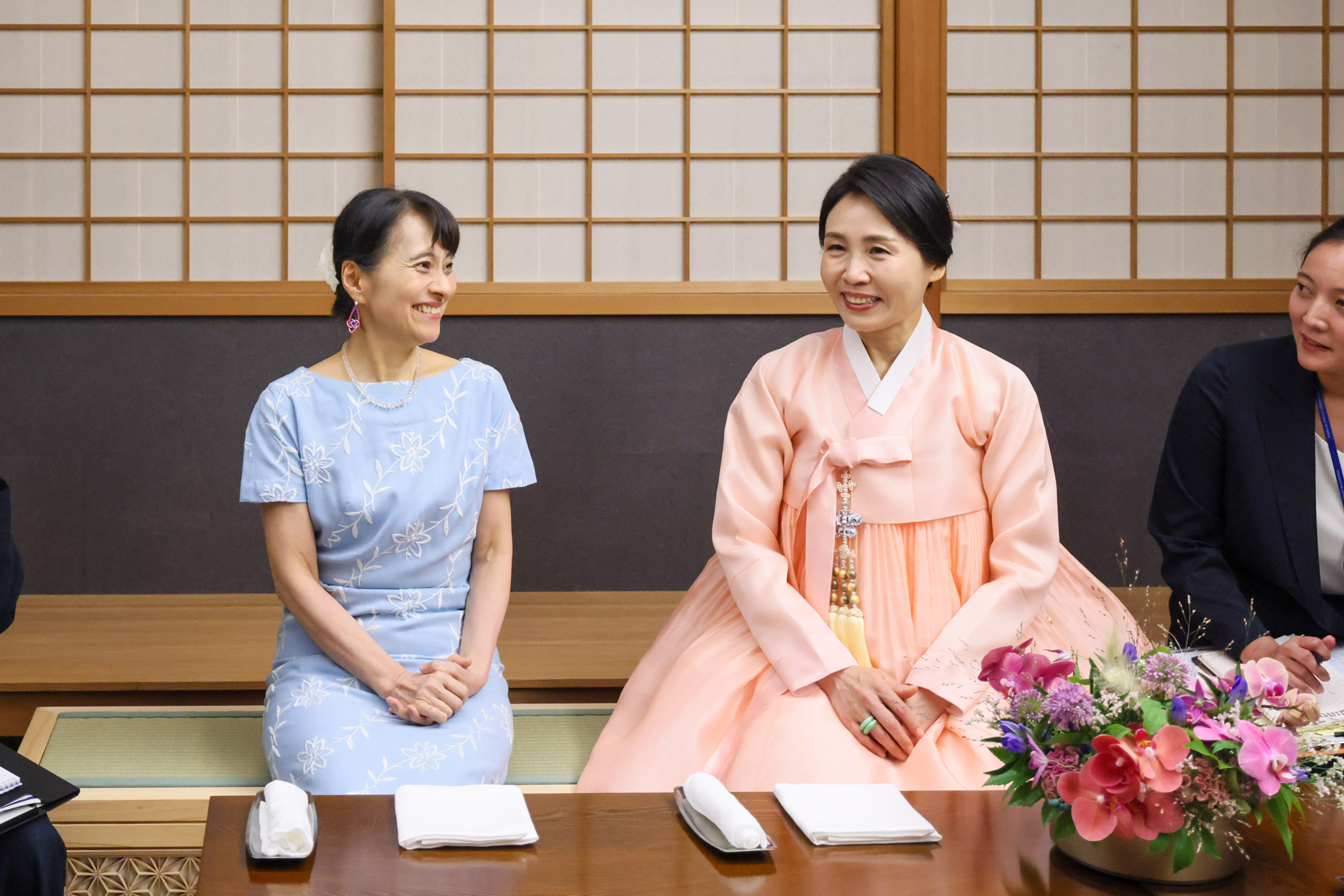 日韓首脳夫妻懇談２