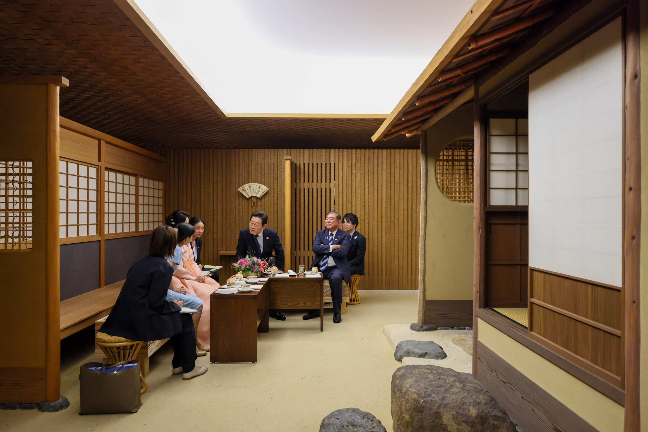 日韓首脳夫妻懇談３