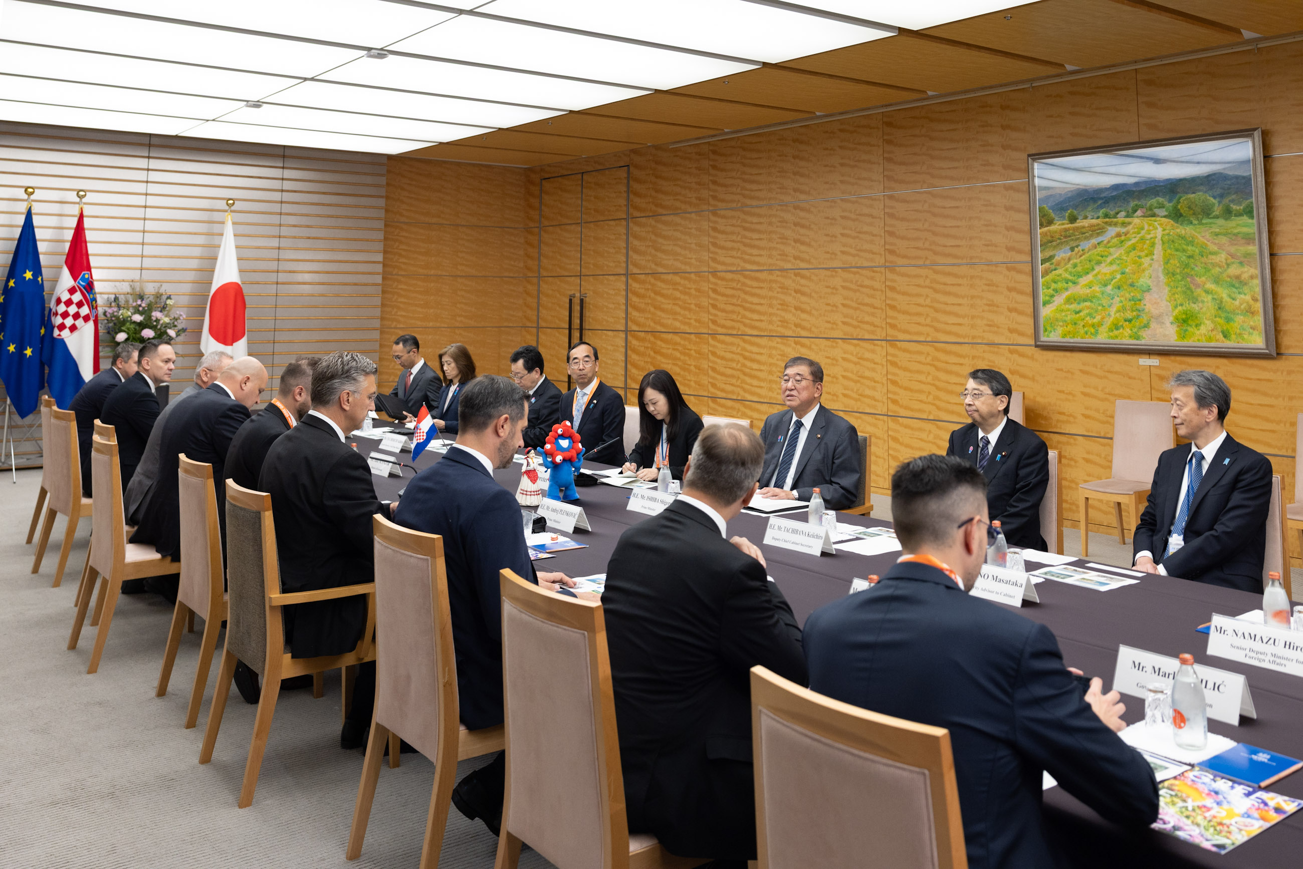 日・クロアチア首脳会談６