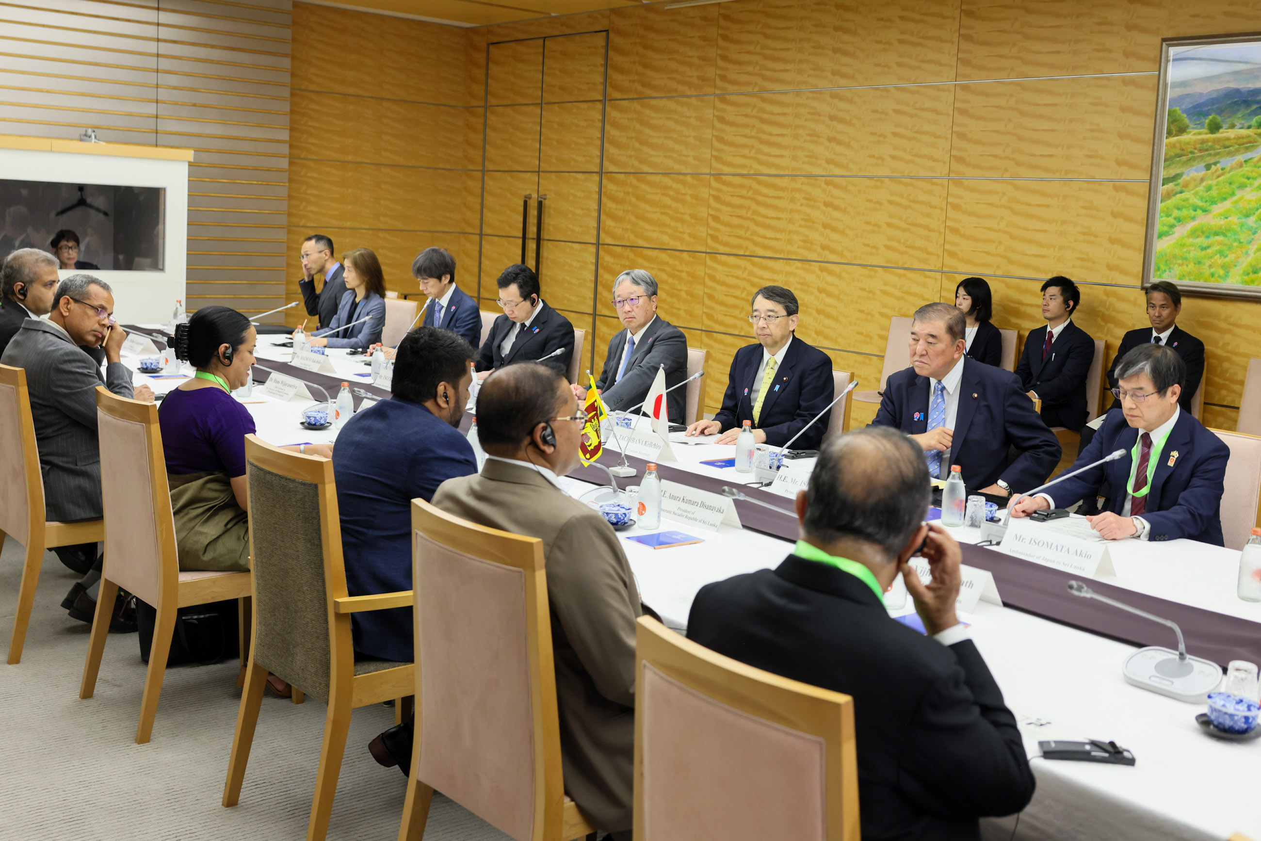 日・スリランカ首脳会談６