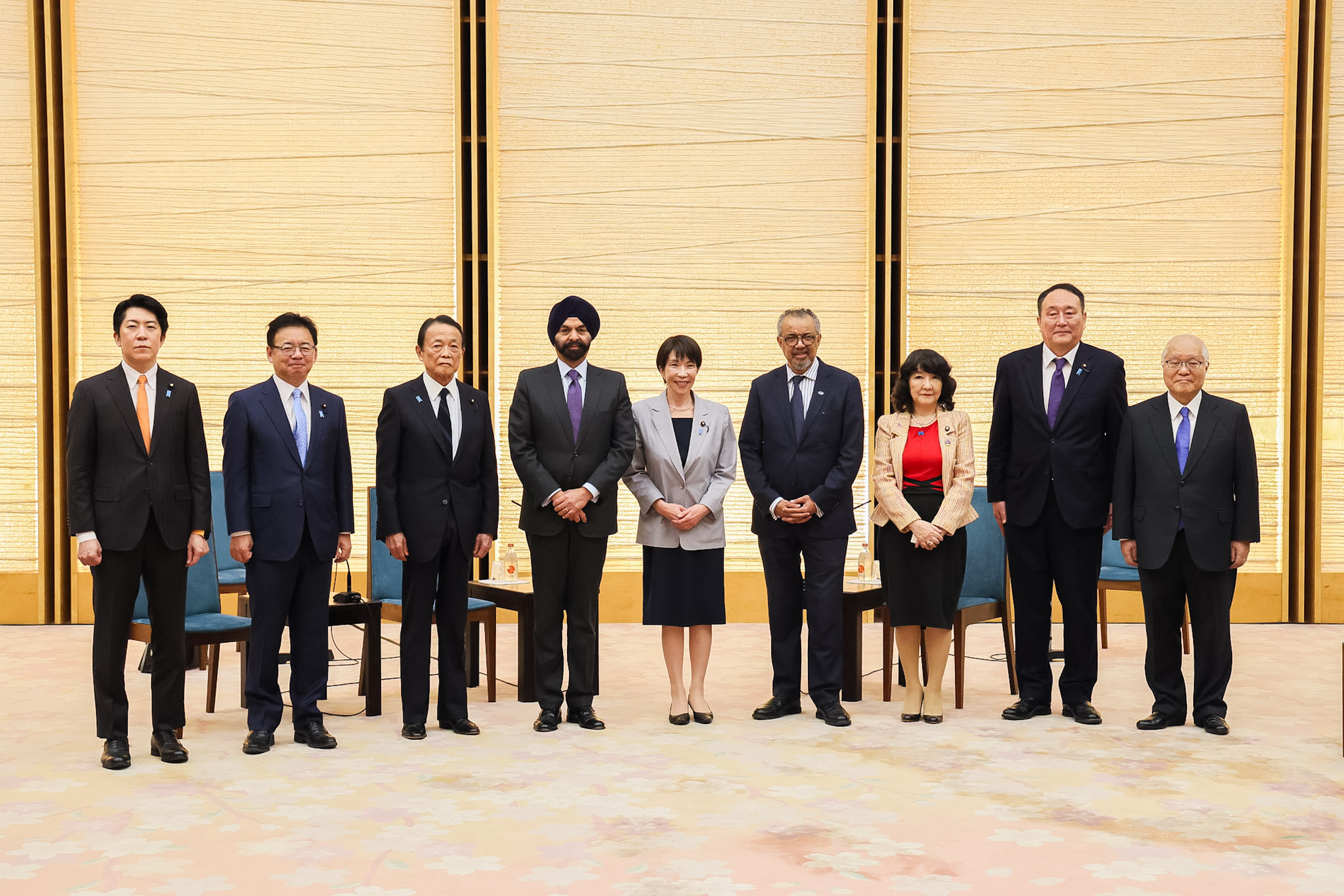 バンガ世界銀行総裁及びテドロス世界保健機関事務局長による表敬