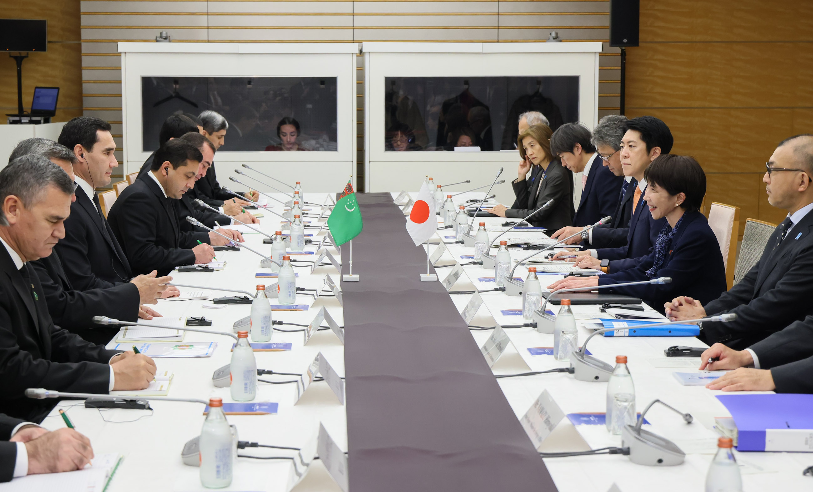 日・トルクメニスタン首脳会談３