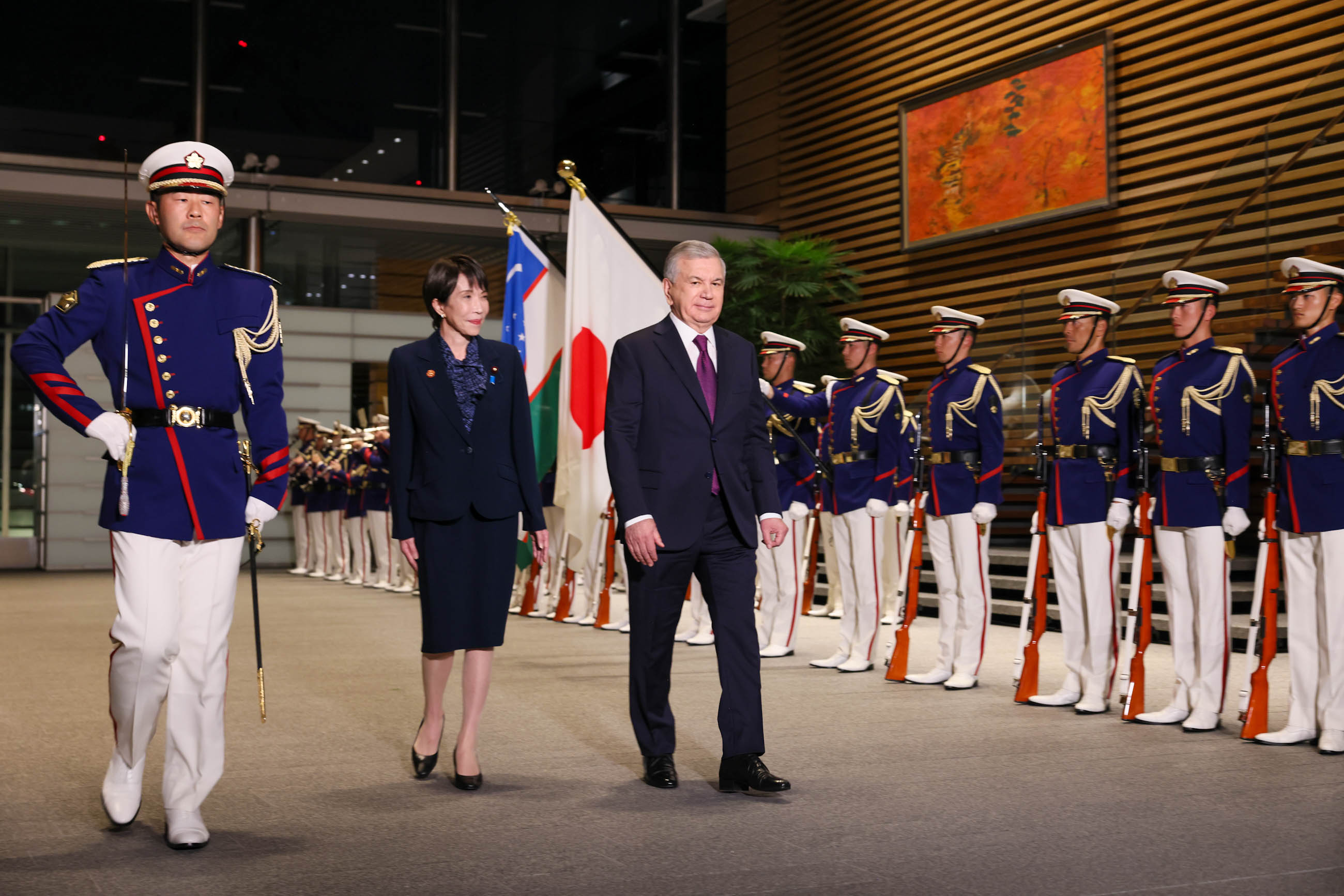 儀じょう隊による栄誉礼及び儀じょう３