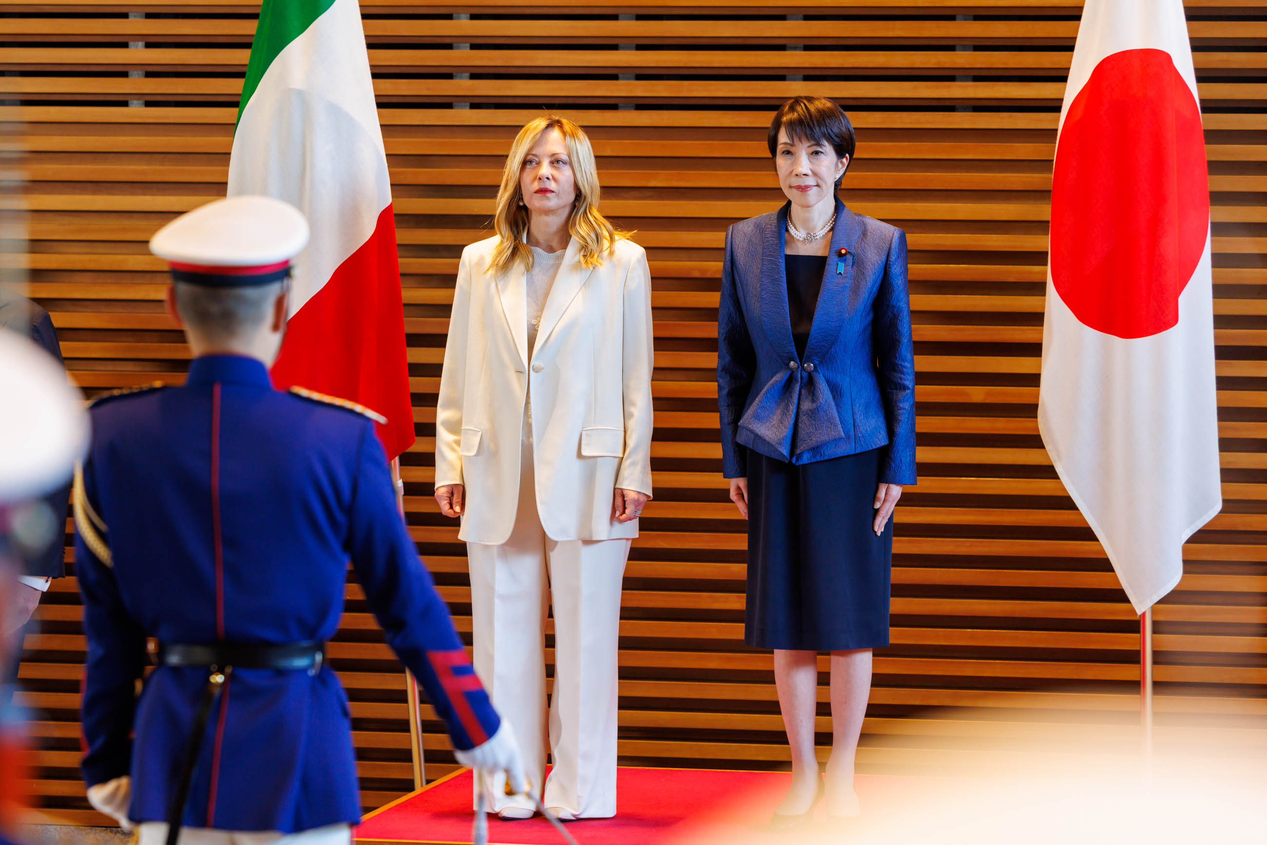 自衛隊による栄誉礼及び儀じょう４