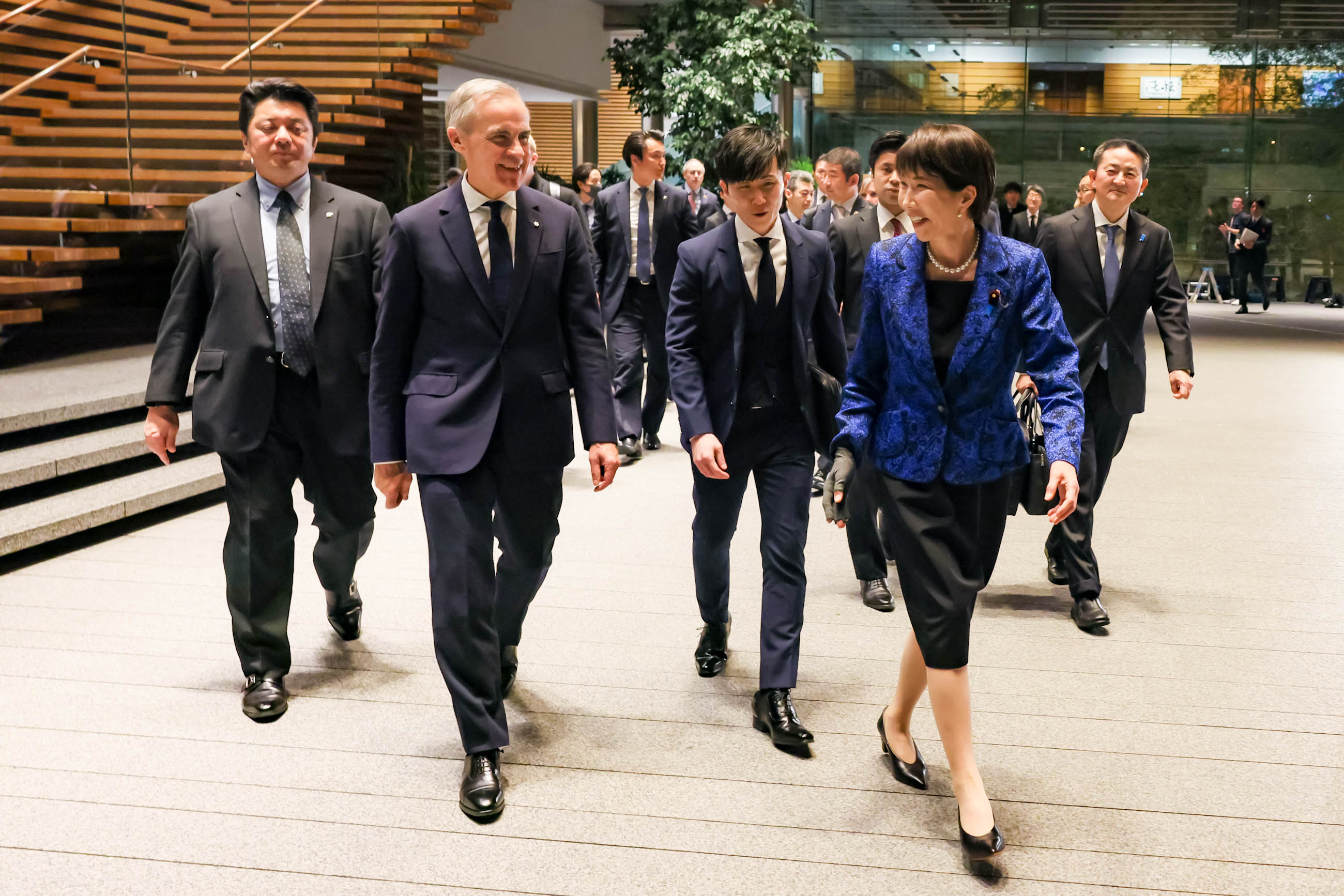 ワーキング・ディナーに臨む両首脳