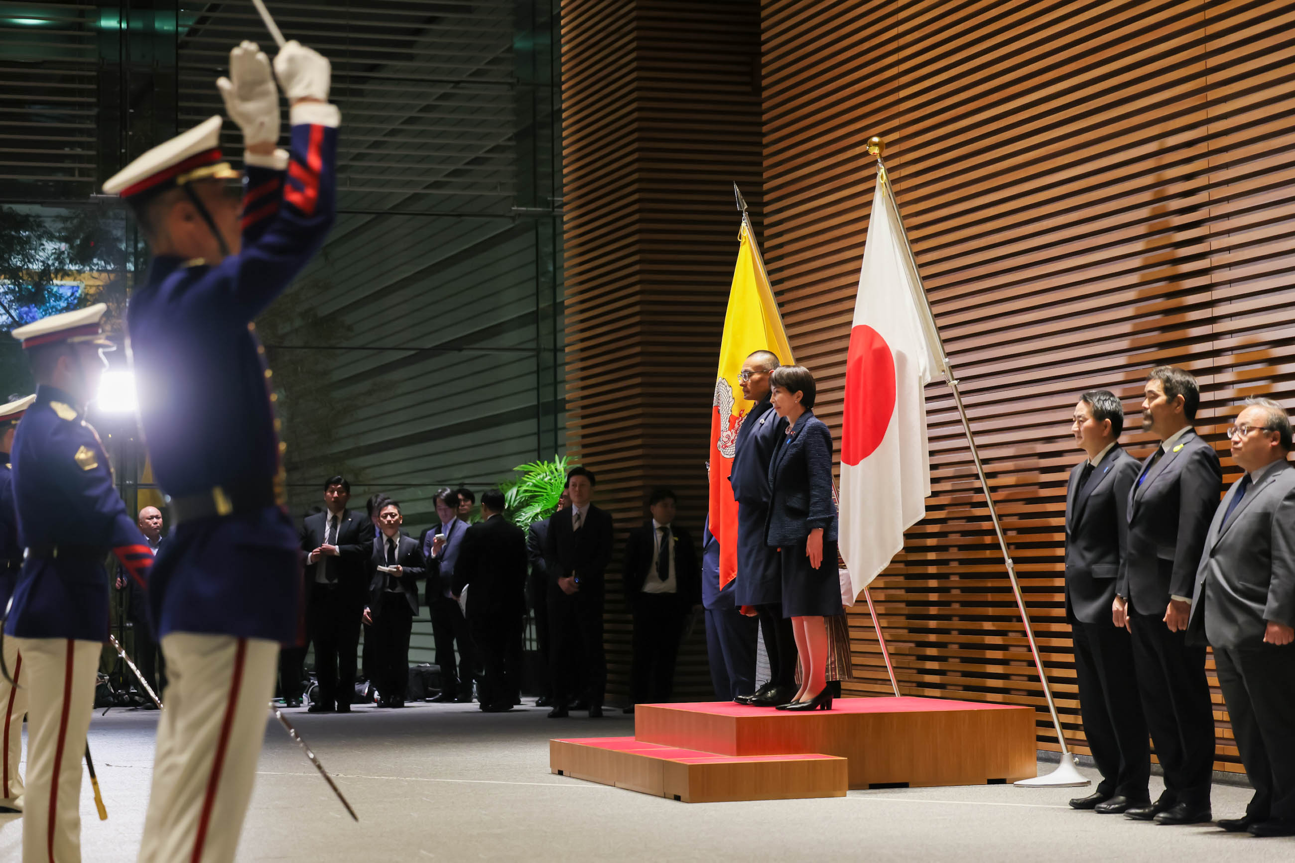 自衛隊による栄誉礼及び儀じょう２