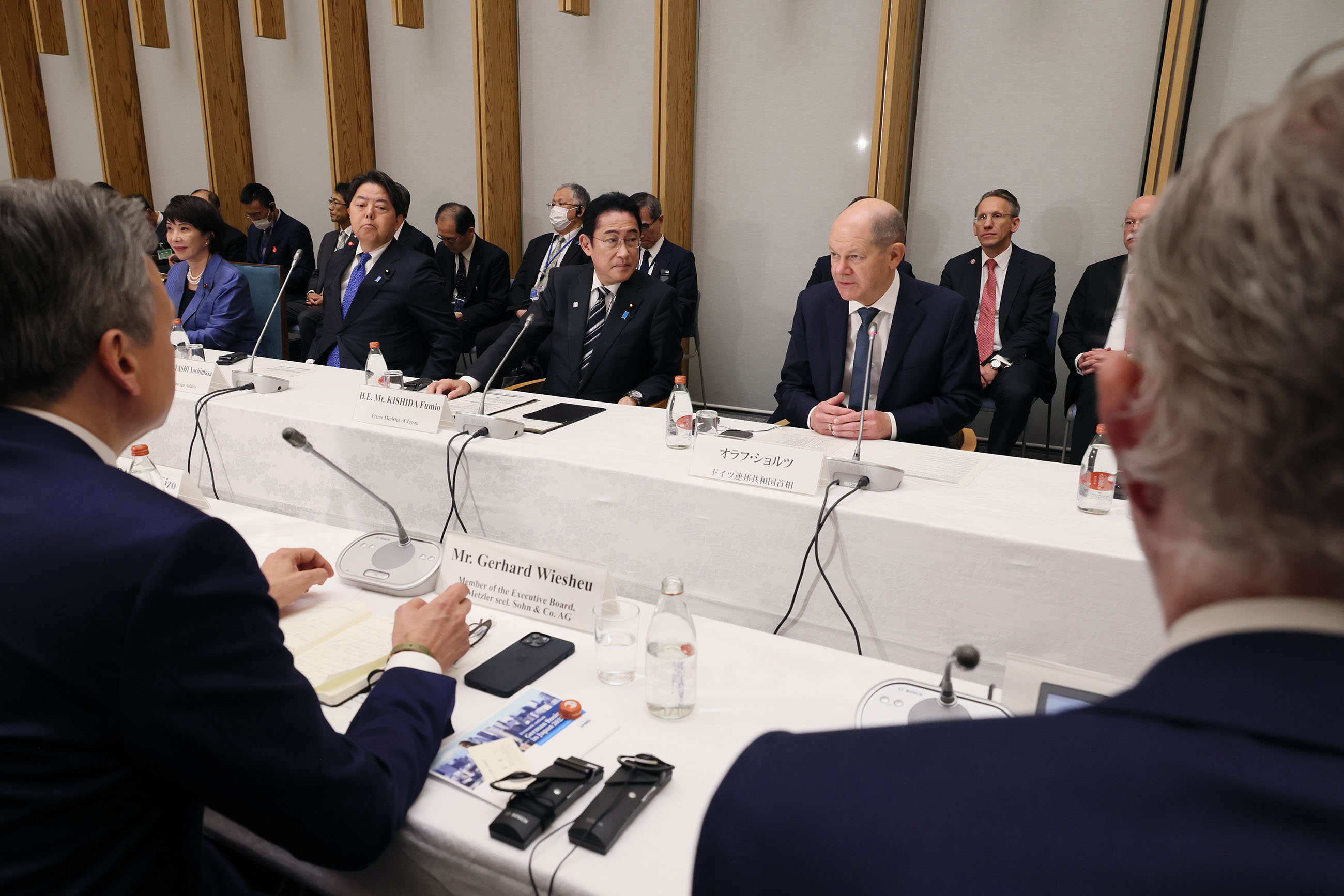 日独経済関係者と両首脳との意見交換５