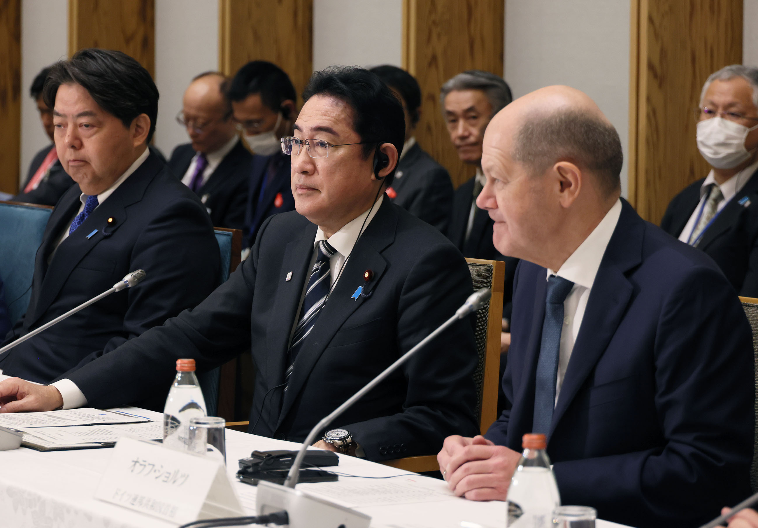 日独経済関係者と両首脳との意見交換７
